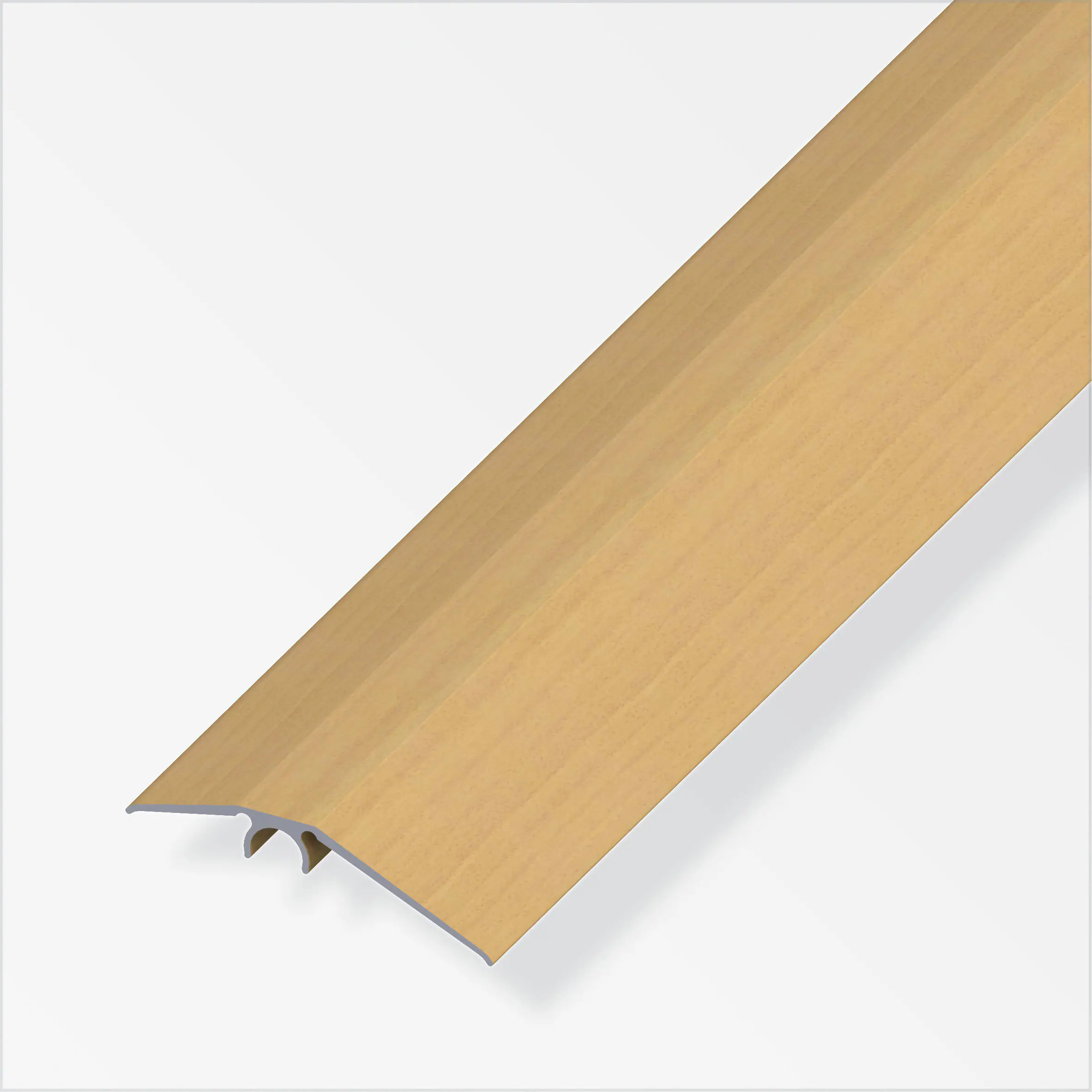 alfer Niveauausgleichs-Profil 1 m, 56 mm Alu beschichtet sublimiert buche