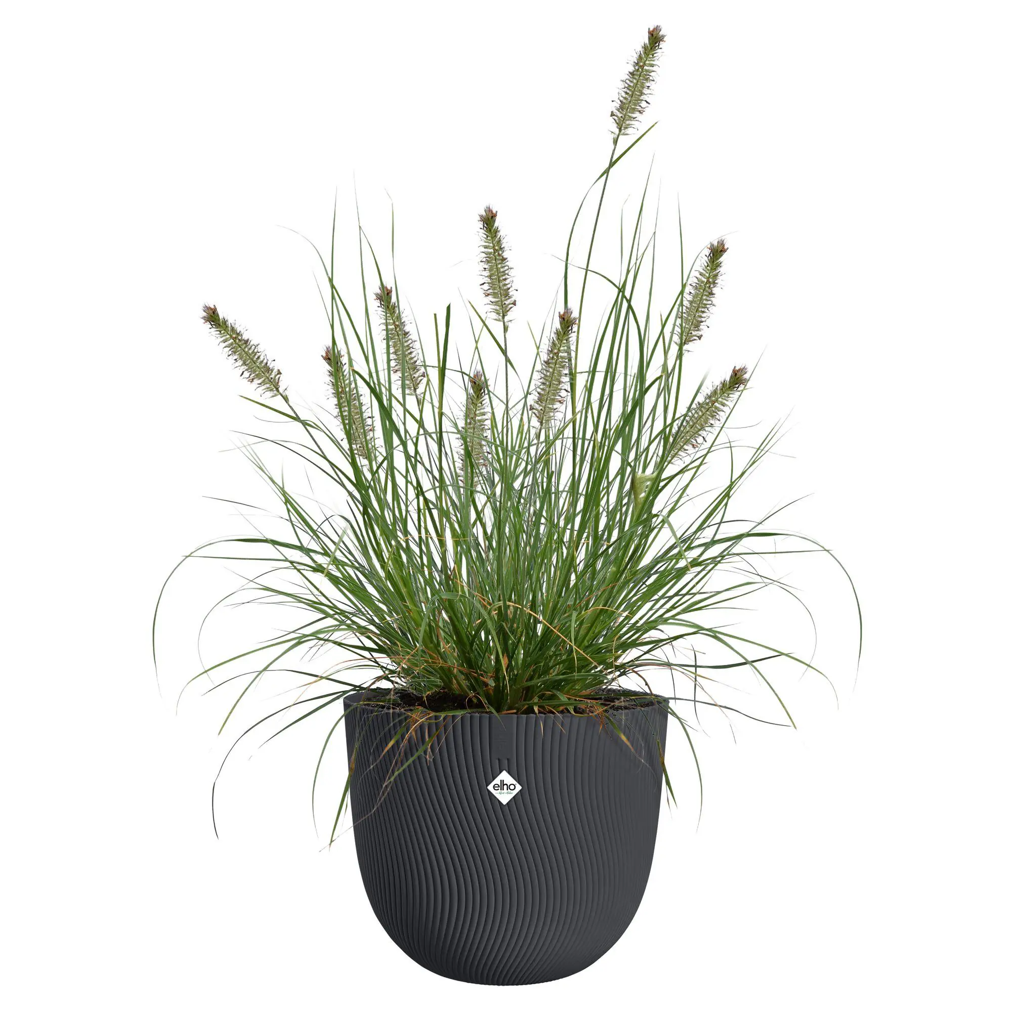 Elho Übertopf Sereh Kunststoff Ø 39 x 33 cm anthrazit