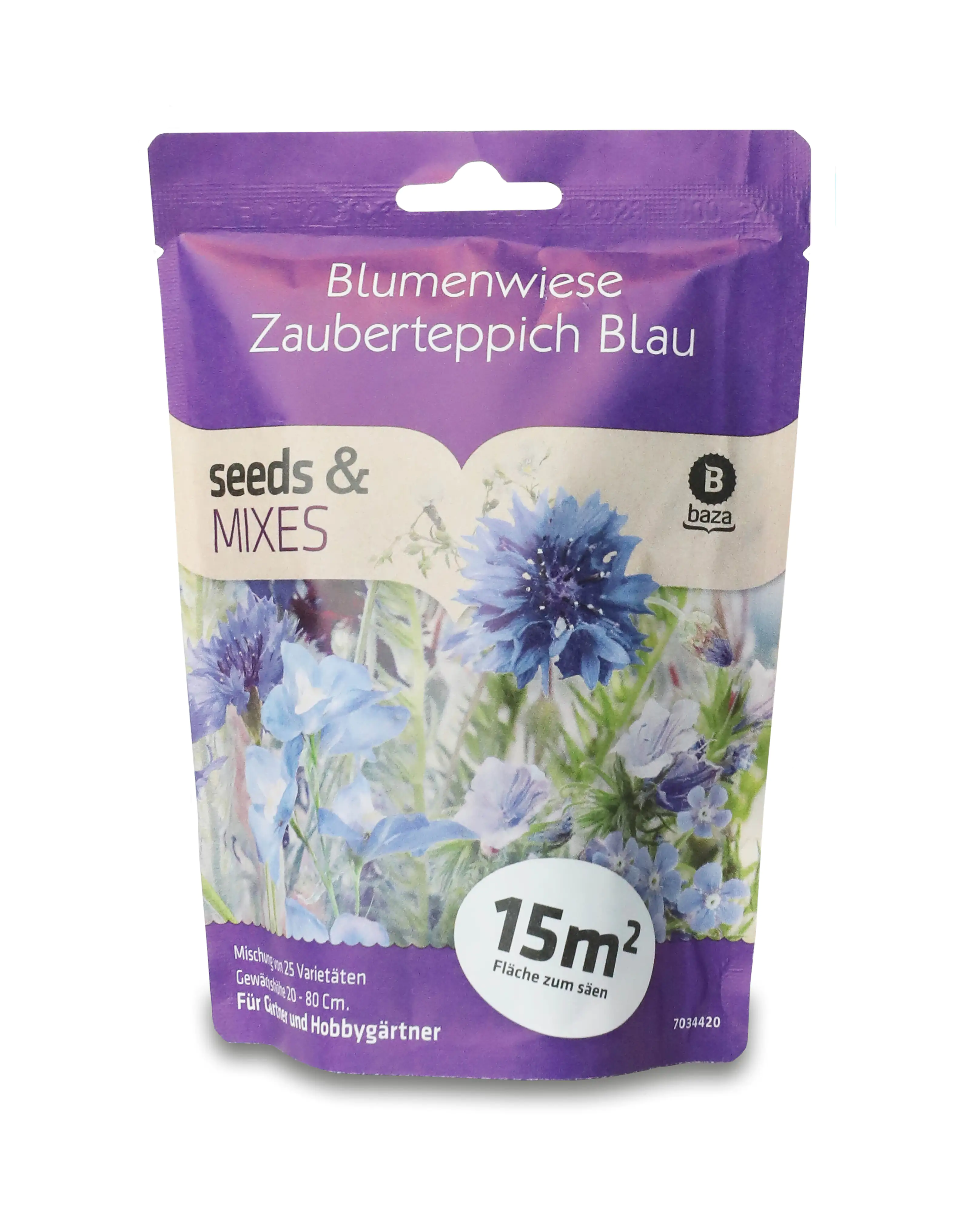 Baza Seeds Blumenwiese Zauberteppich blau