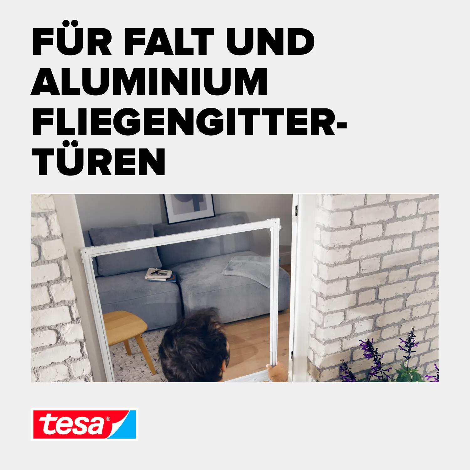 tesa Adapter FALT 35 x 43 x 48 mm weiß