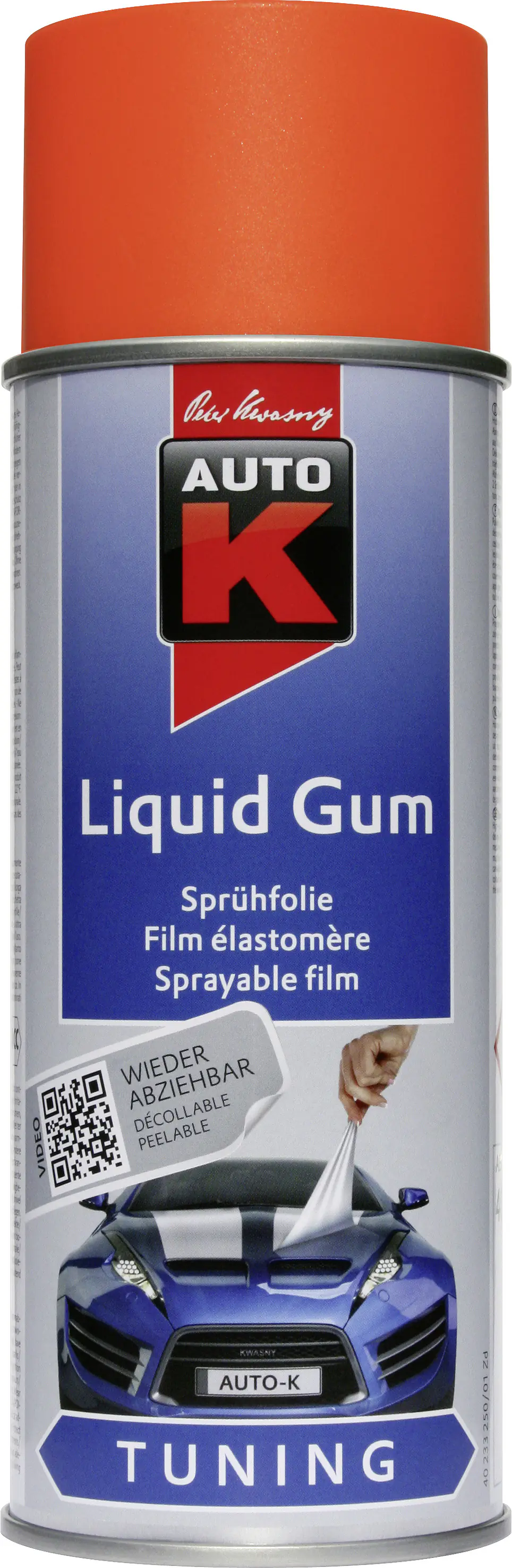 Auto-K Sprühfolie Liquid Gum Tuning neonorange 400ml Auto-K Sprühfolie Liquid Gum Tuning neonorange 400ml