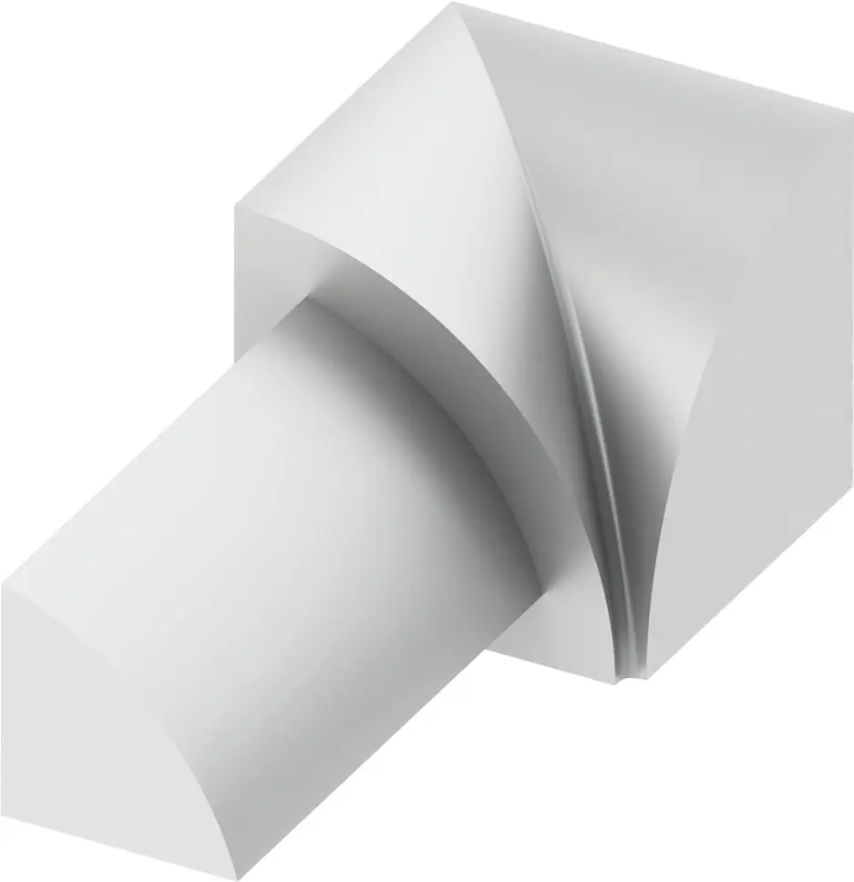 alfer Innenecke 9.5 mm 9.5 mm Aluminium eloxiert silber