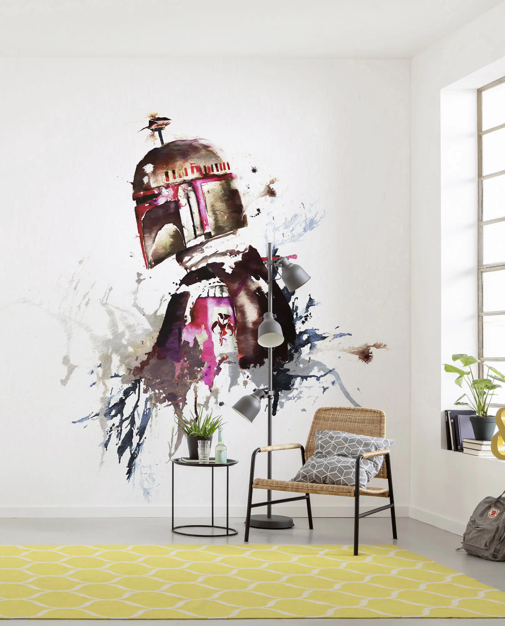Komar Vlies Fototapete SW Watercolor Boba 250 x 280 cm 