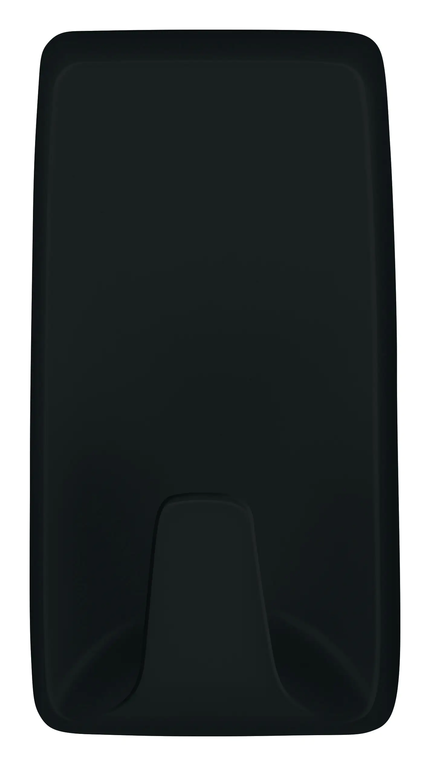 tesa Powerstrips Haken S eckig schwarz 3 Stück