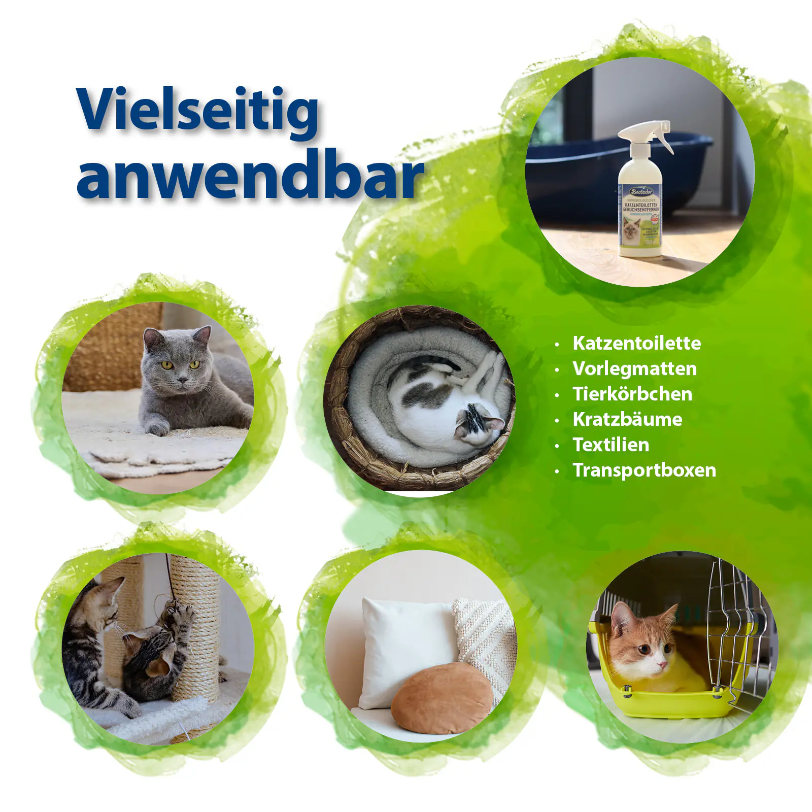 Bactador Katzentoiletten Geruchsentferner 500 ml
