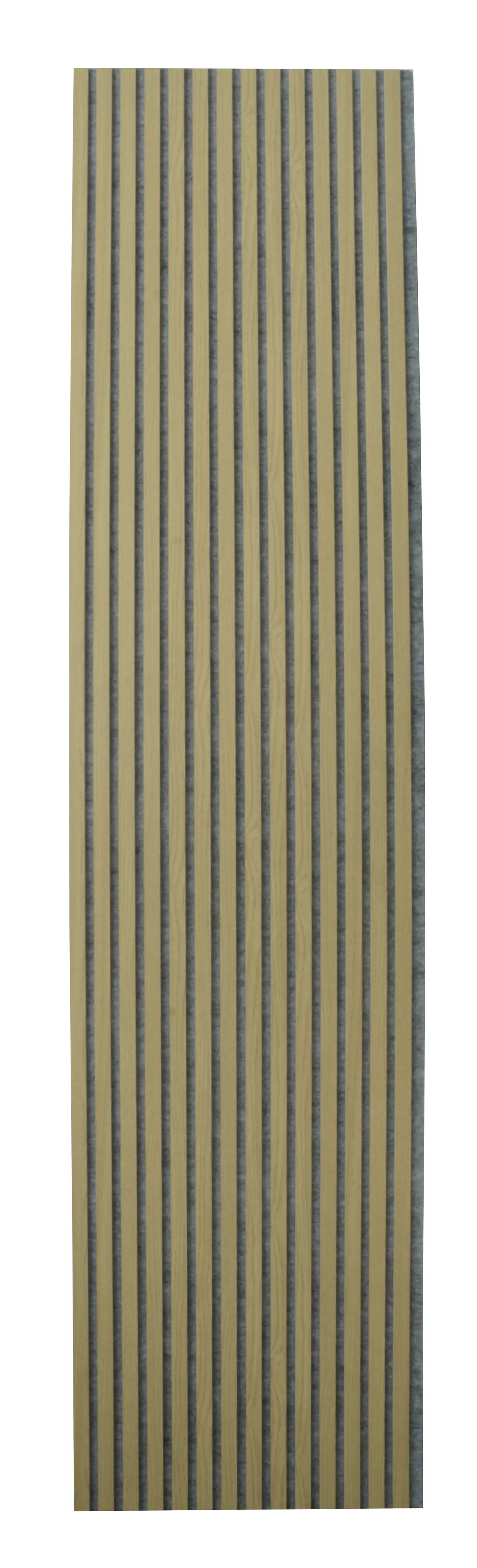 Neuhofer Akustikpaneel Eiche natur foliert 240 x 57,2 x 1,9 cm braun 
