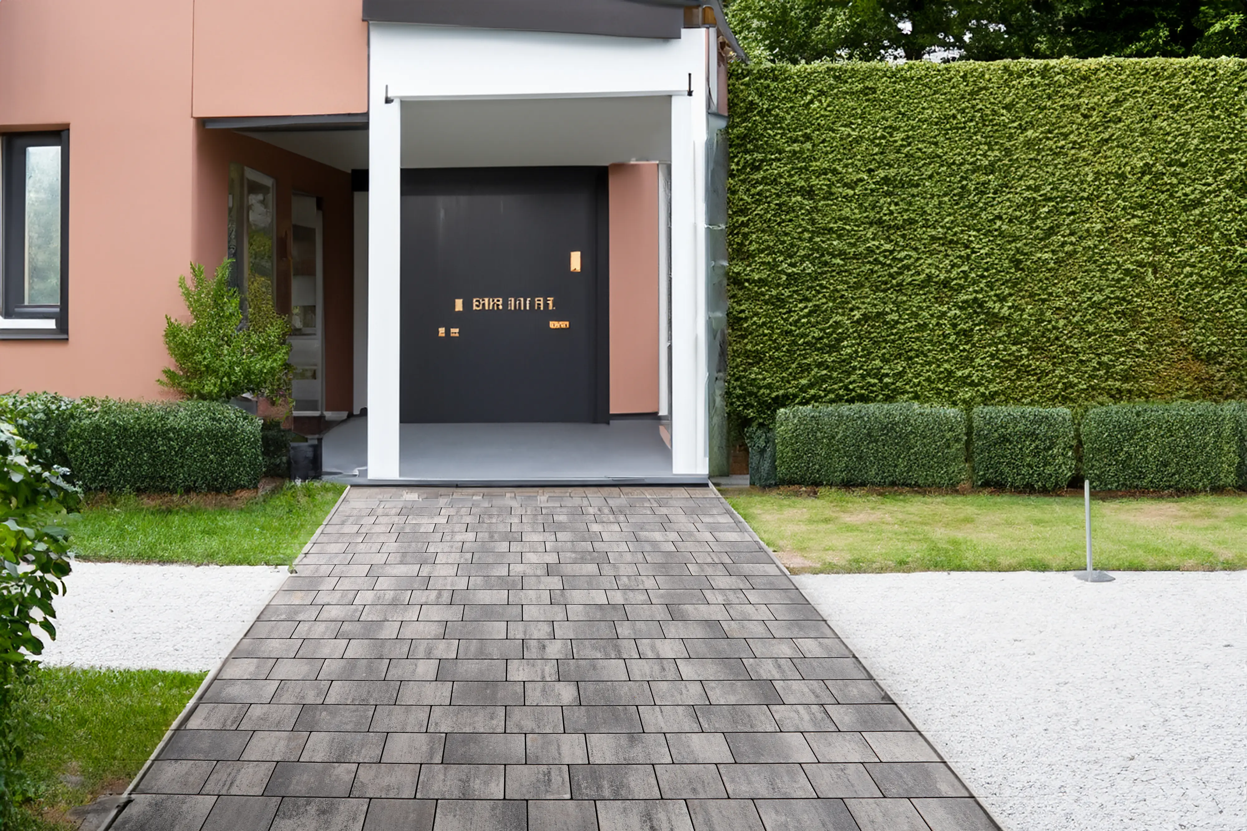 EHL Pflasterstein AquaDrän Microfase 22,5 x 15 x 6 cm weiß anthrazit