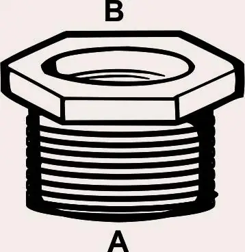 Cornat Reduzierstück messing 1 1/4" x 1" Innen- und Außengewinde
