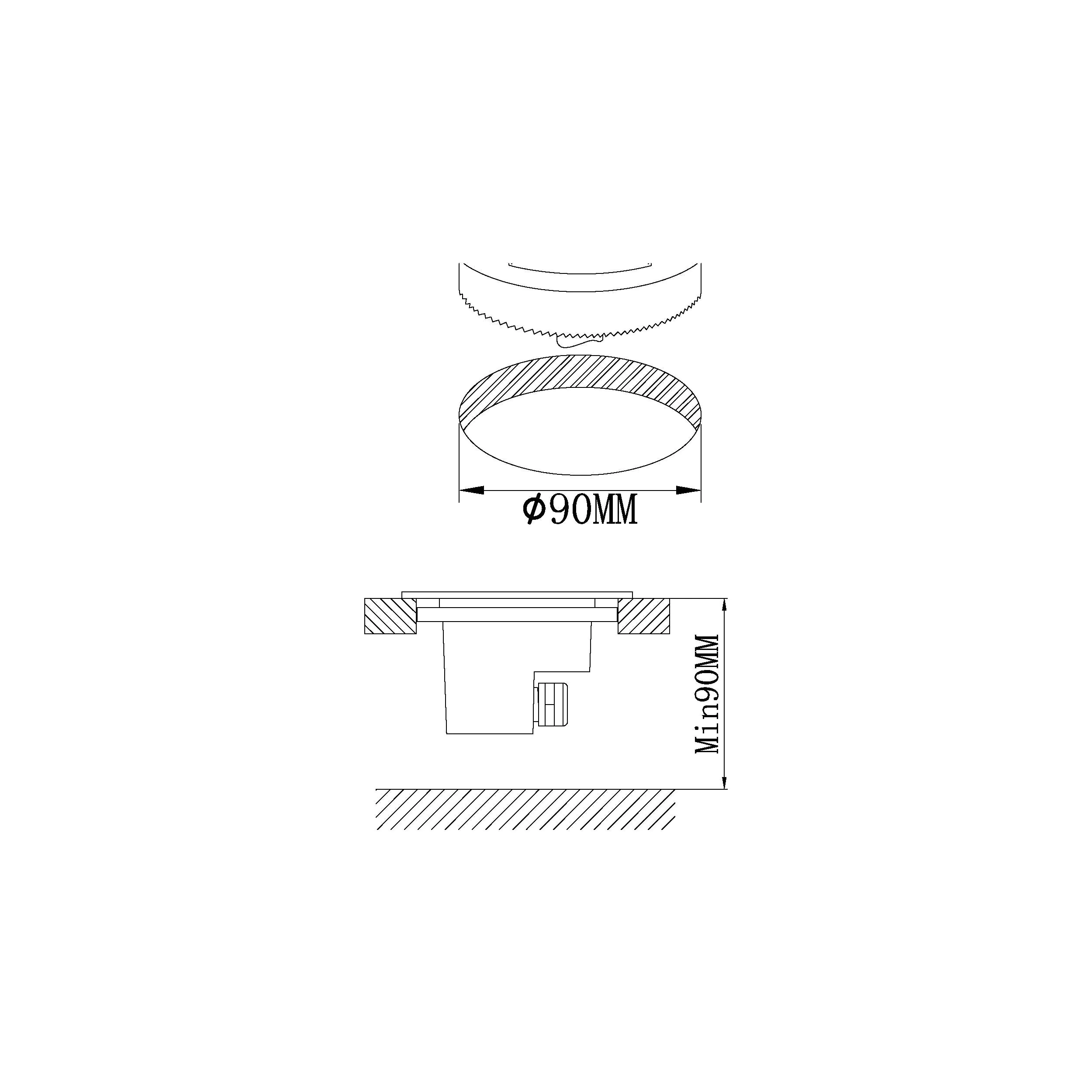 Eglo LED Außen-Einbauleuchte Lamedo Ø 10 cm warmweiß