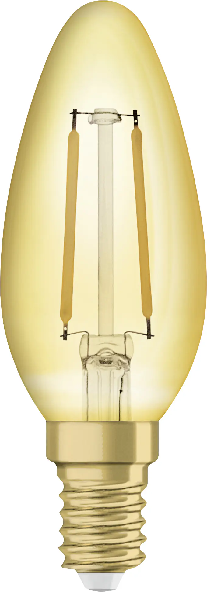 Osram LED Kerzenlampe E14 1,5 W warmweiß amber