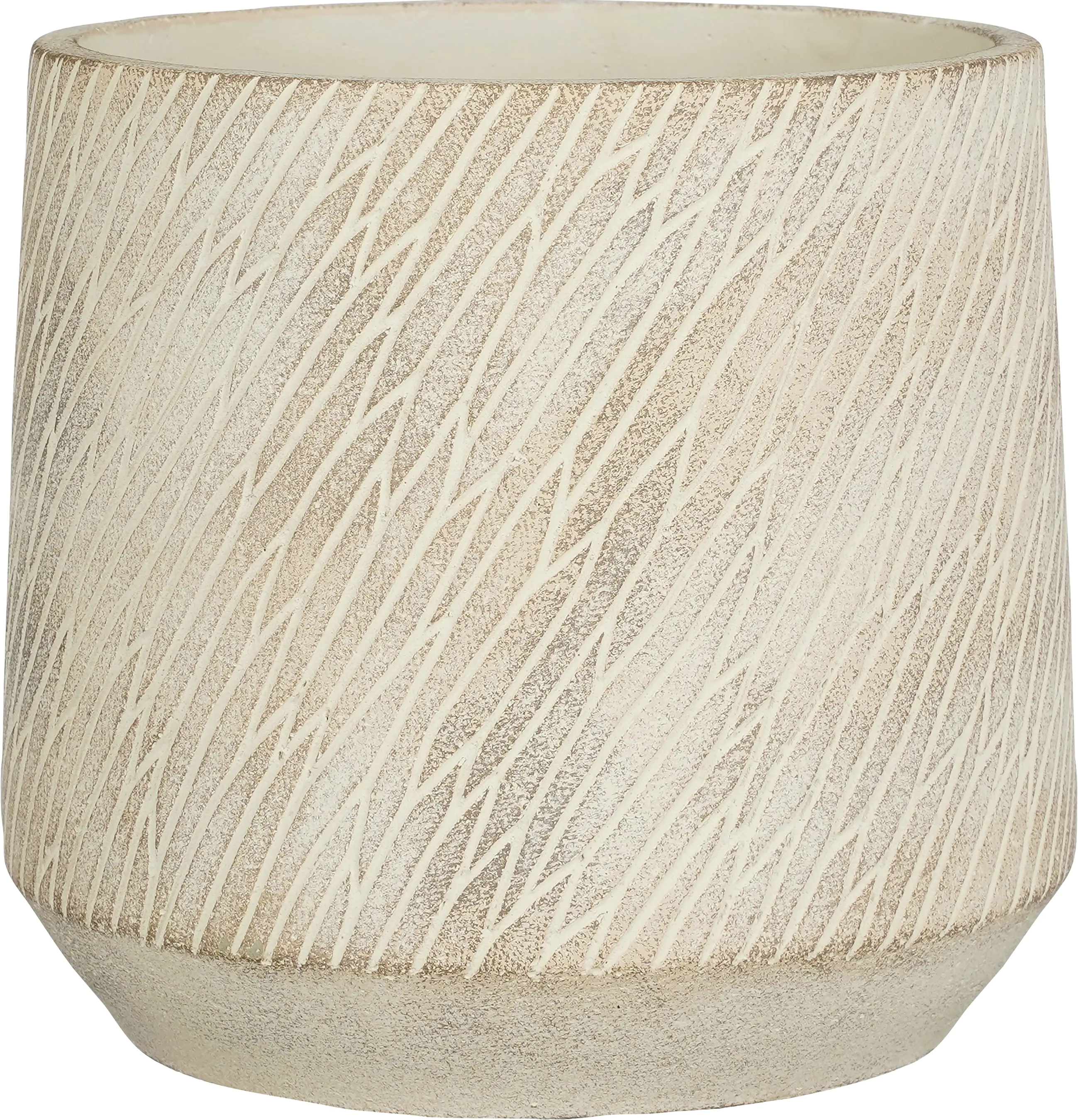 Mica Übertopf Camino  Ø 21 x 19 cm taupe