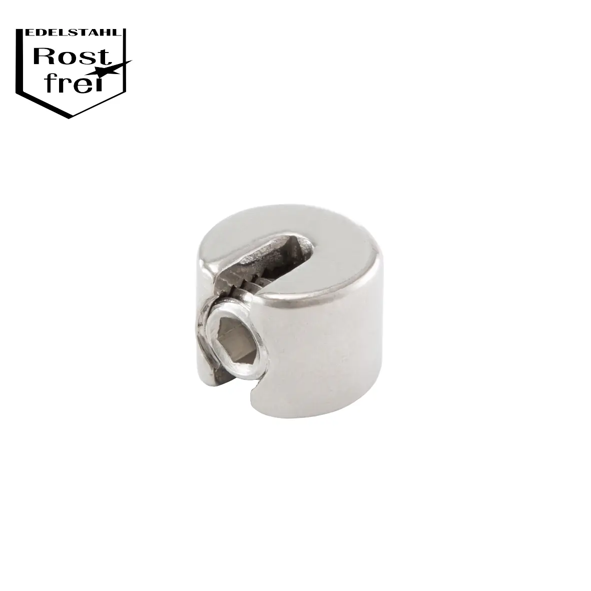 Conacord Klemmstopper für Drahtseile Edelstahl Ø 3 mm rostfrei - 5 Stück