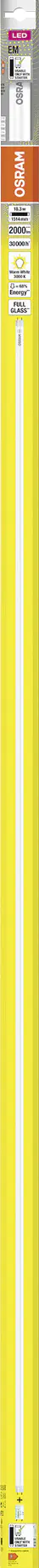 Osram LED Röhre 1,5 m G13 18,3 W warmweiß