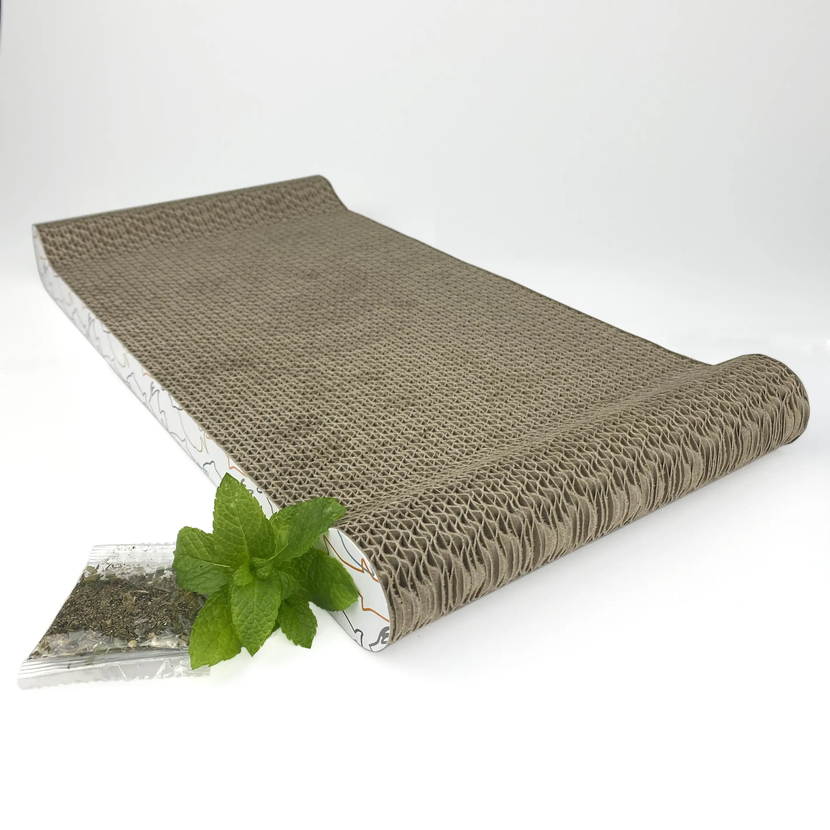 Thempa Kratzpappe für Katzen Board mit Katzenminze 43 cm