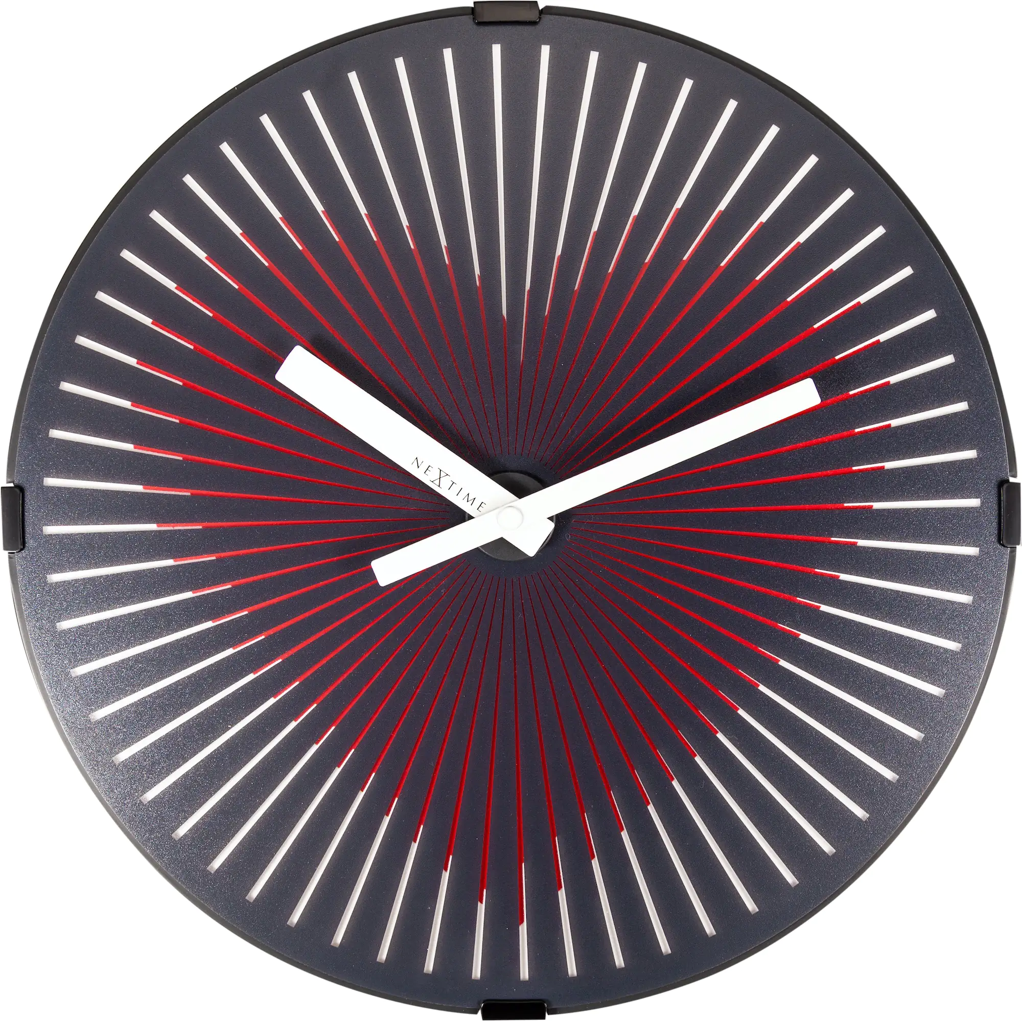 Nextime Wanduhr Motion Heart Red Ø 30,7 cm