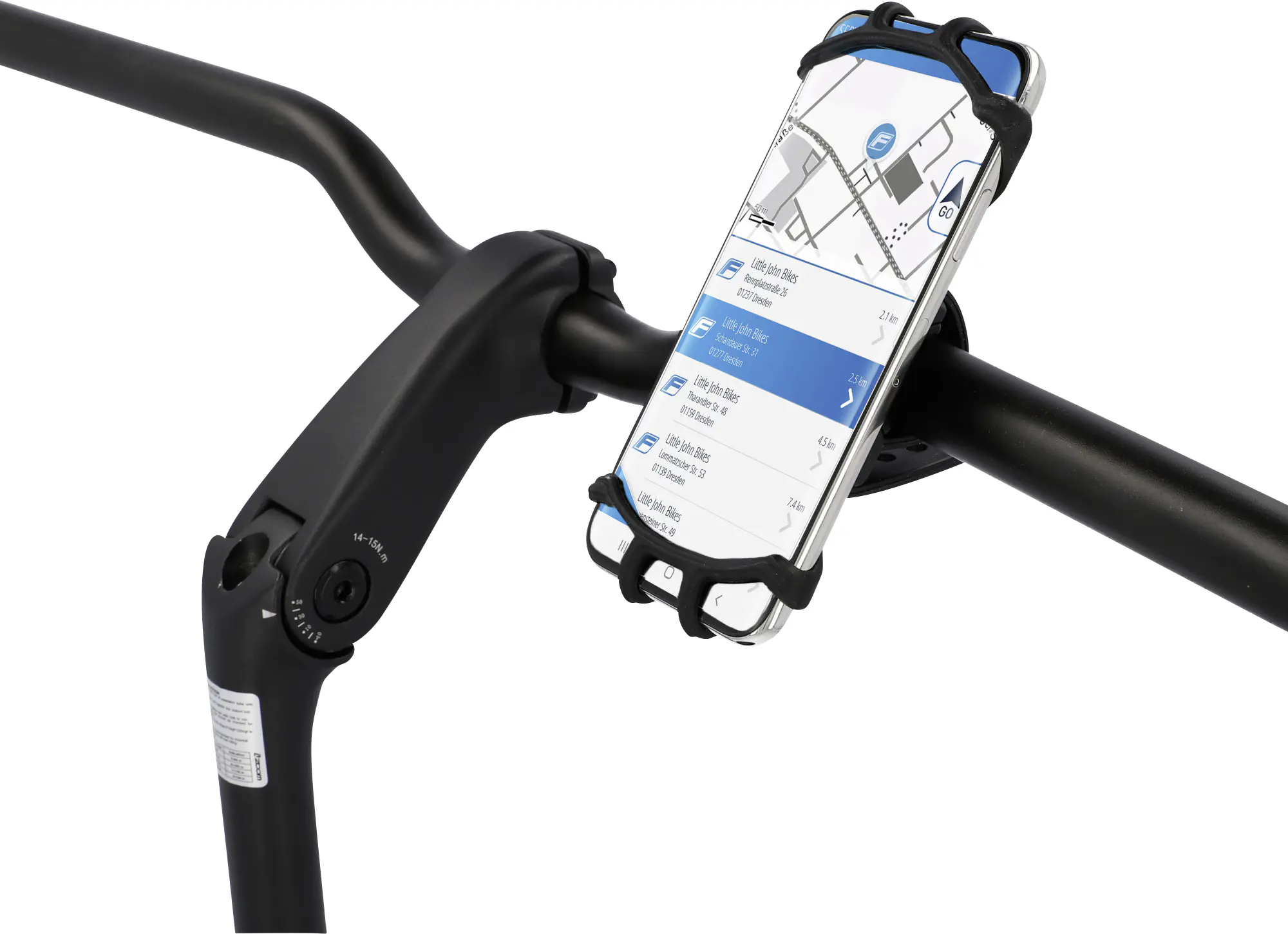 Fischer Smartphonehalter 360° für Lenker