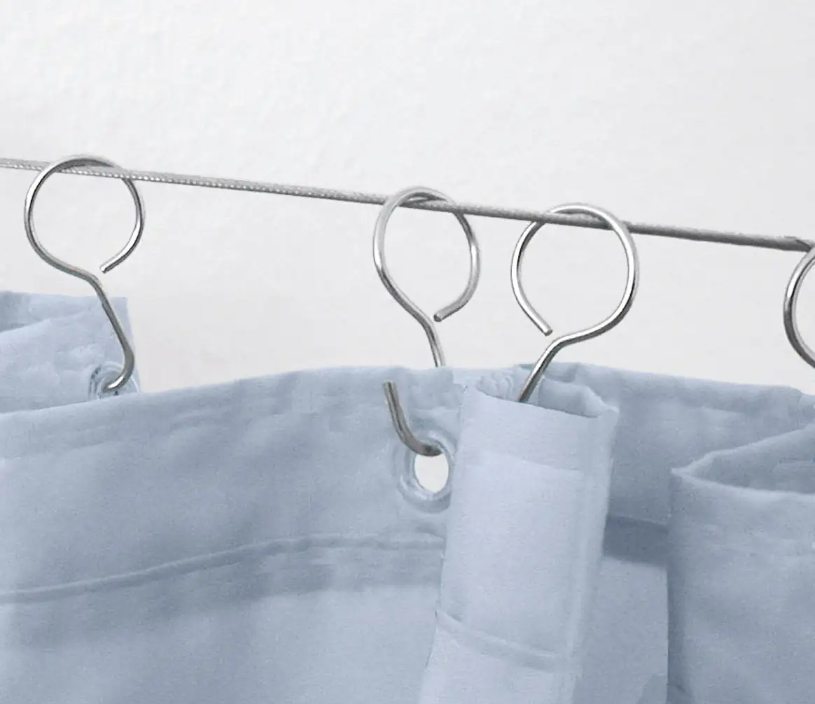 Kleine Wolke S-Haken für Seilsystem chrom