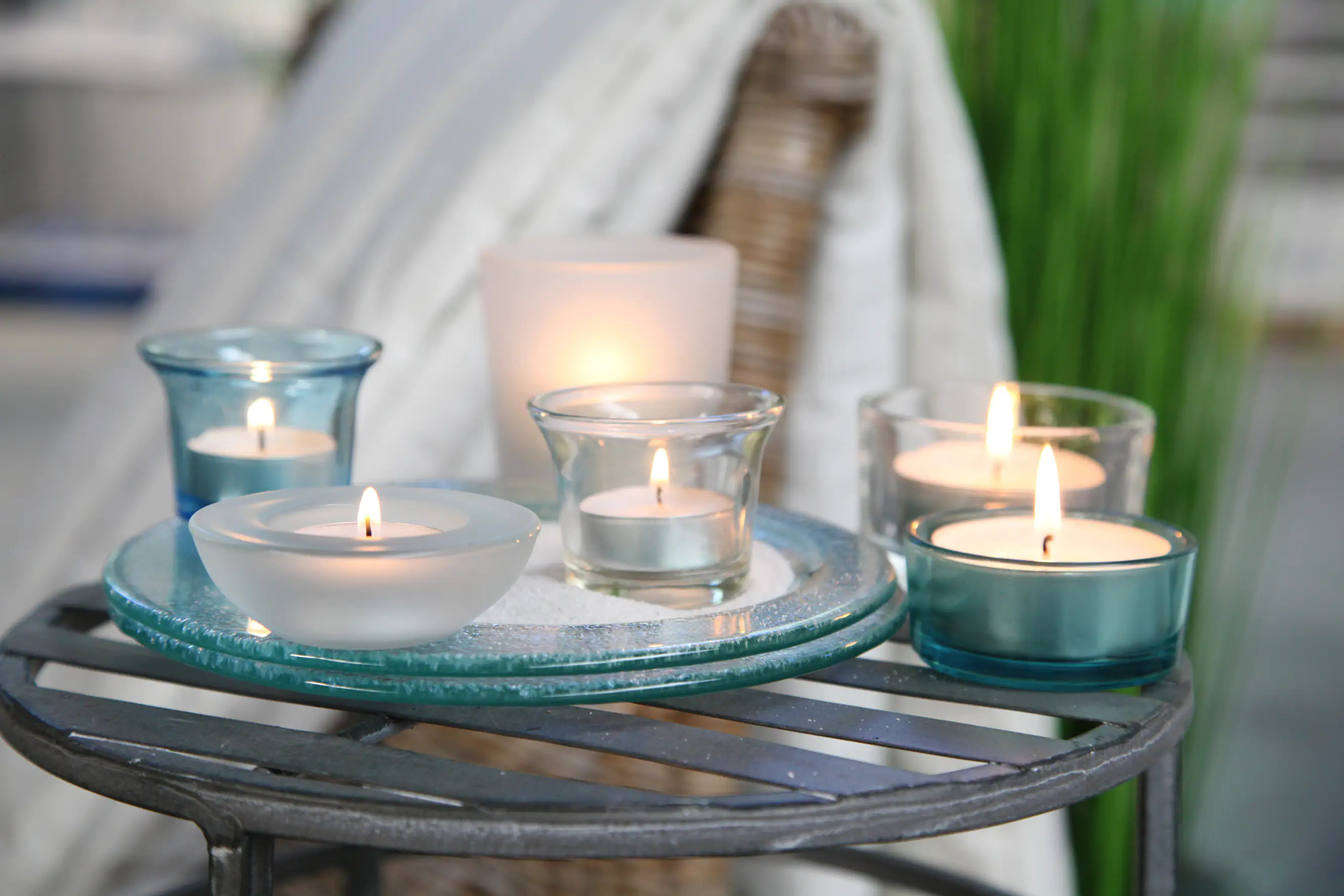 Villa Verde Teelichter weiß, Höhe: 1,4 cm, Ø 3,7 cm, 100 Stück