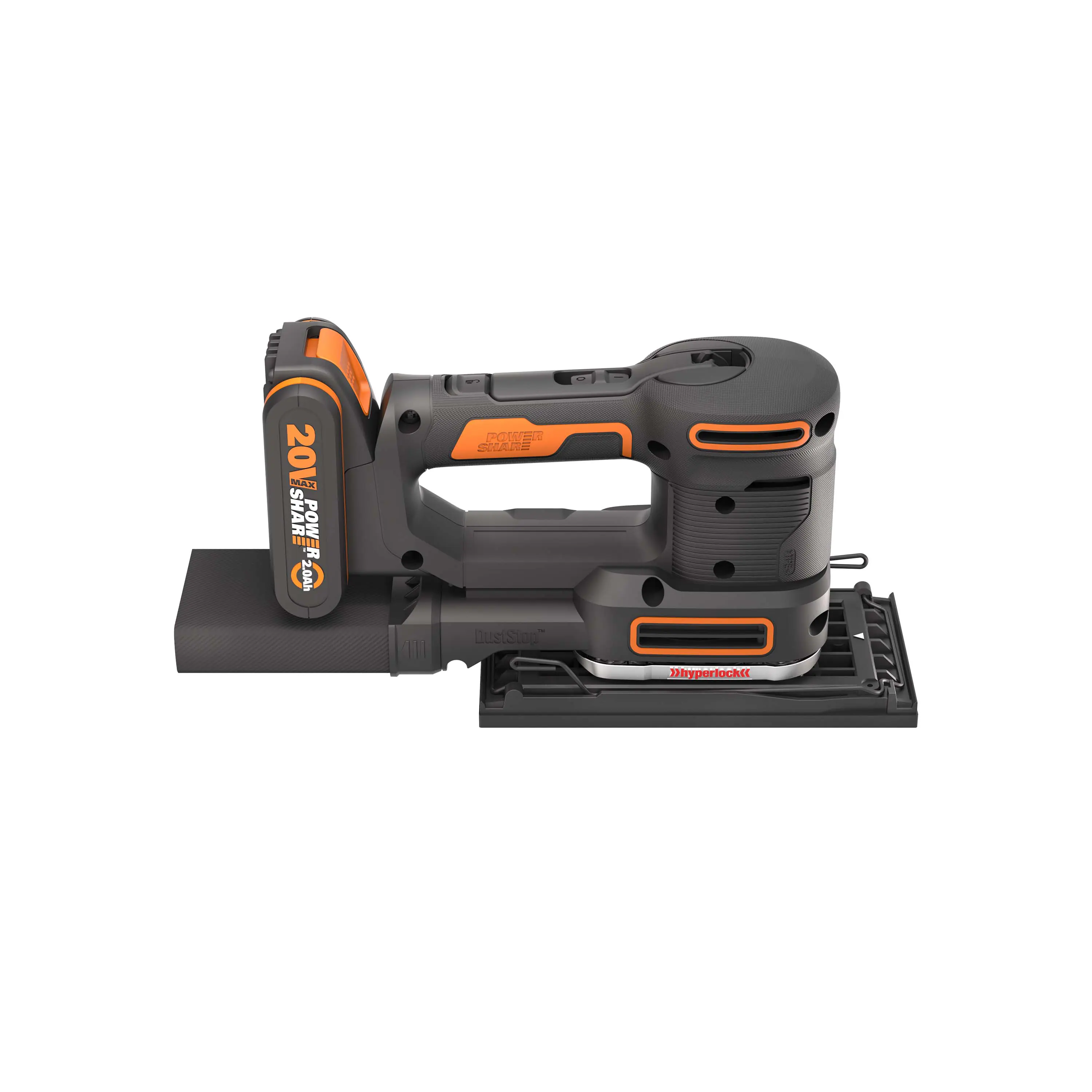 Worx Akku-Multischleifer Sonicrafter WX820 20 V inkl. Akku 2 Ah & Ladegerät Worx Akku-Multischleifer Sonicrafter WX820 20 V inkl. Akku 2 Ah & Ladegerät