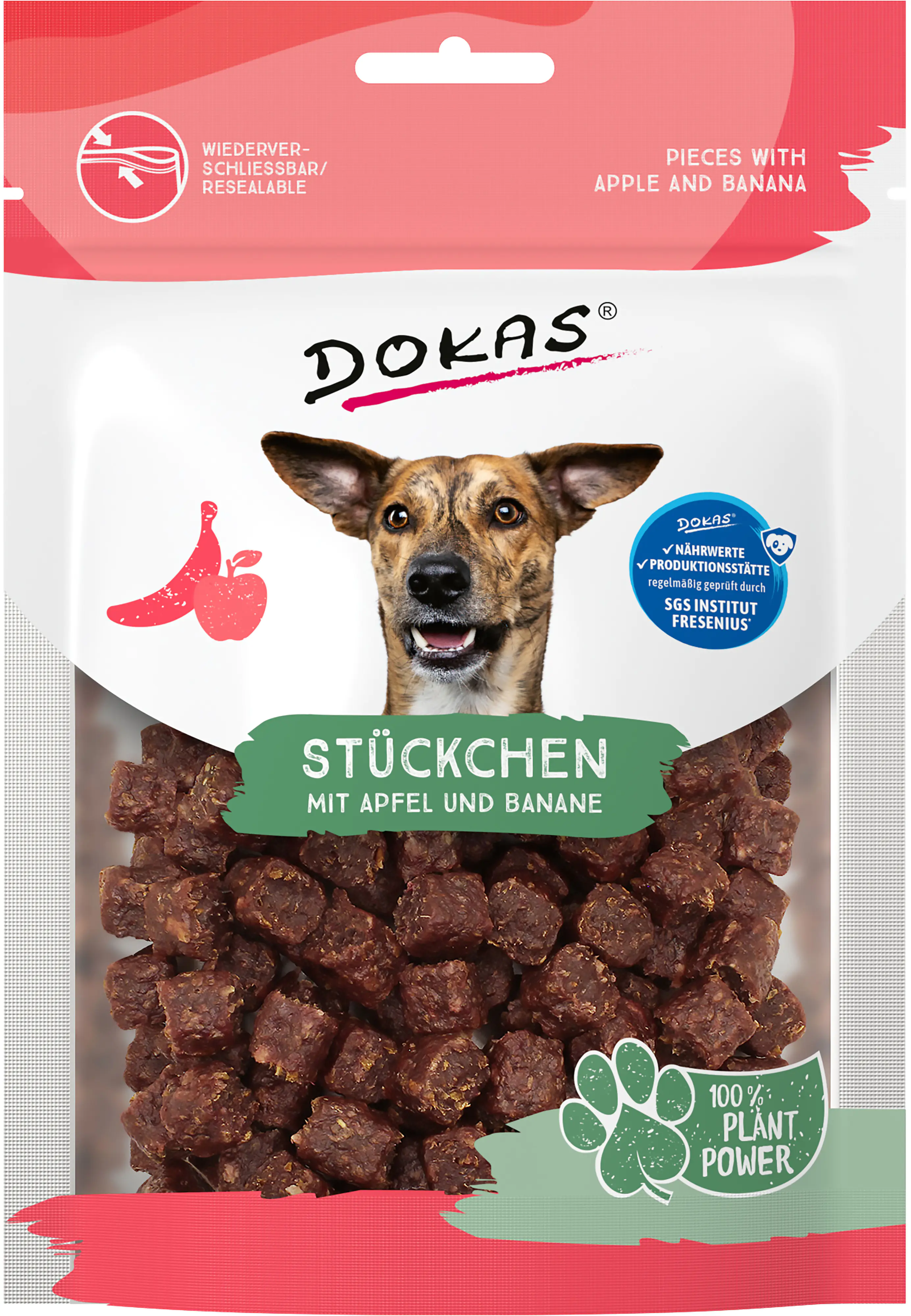 Dokas Stückchen mit Apfel und Banane 105 g
