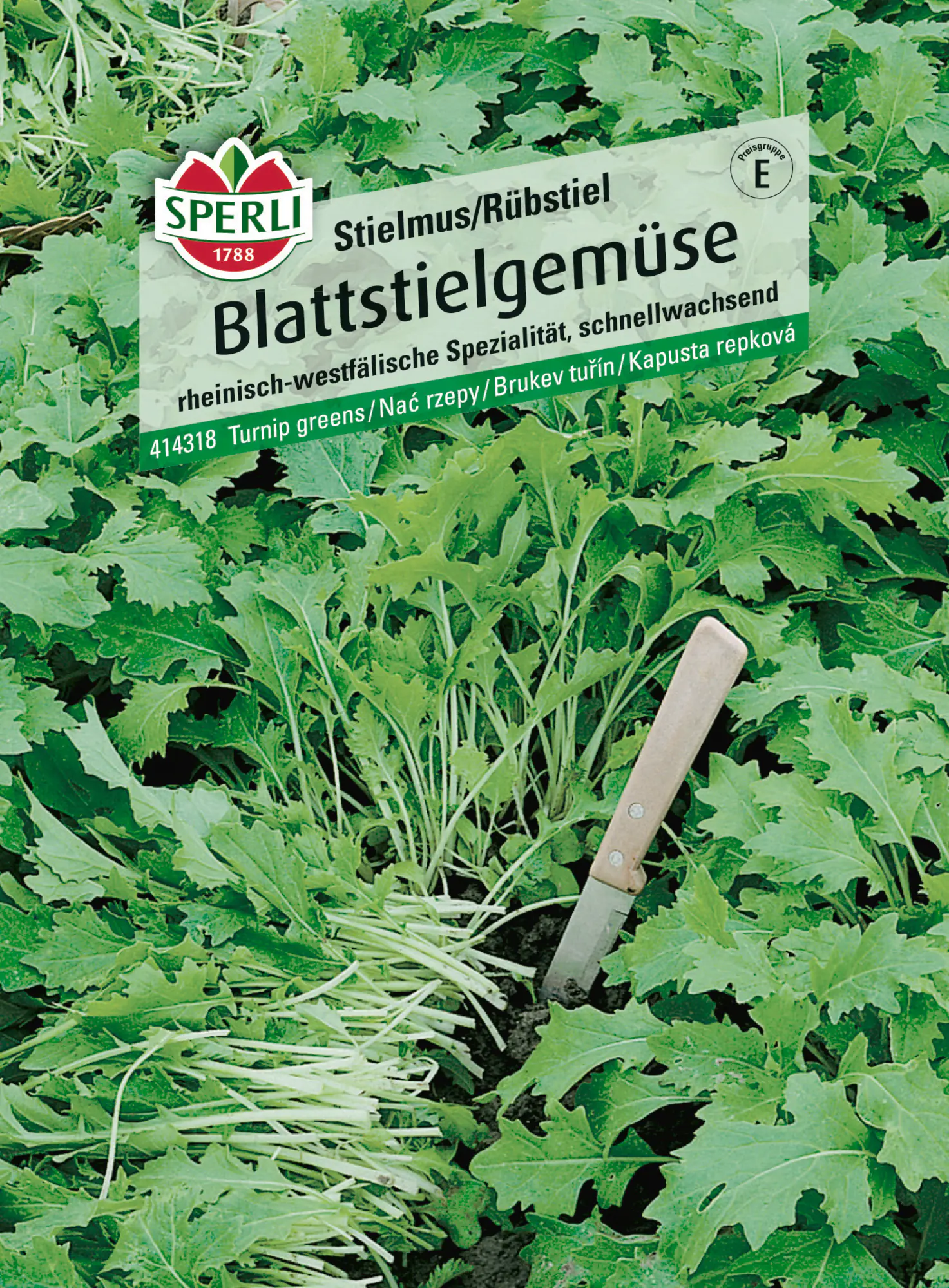 Sperli Saatgut Blattstielgemüse Stielmus/Rübstiel 2 g