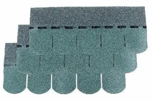 Easy Biber-Dachschindeln Easy Biber Bitumen-Dachschindeln grün