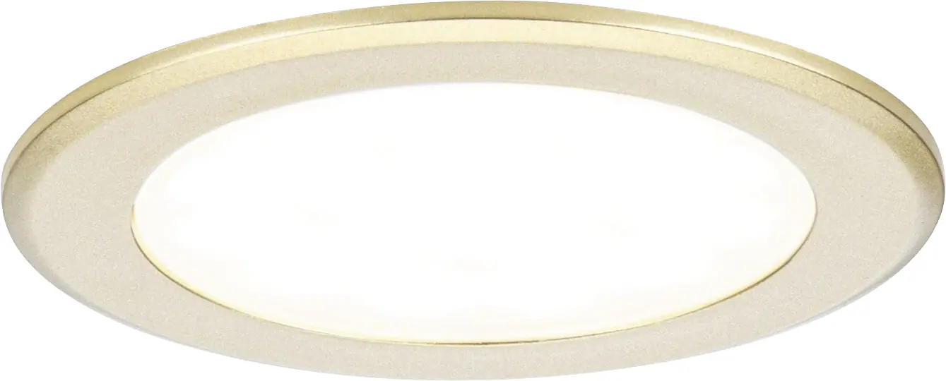 Paulmann LED Möbel-Einbauleuchte gold matt Ø 6,5 cm warmweiß 3er Set