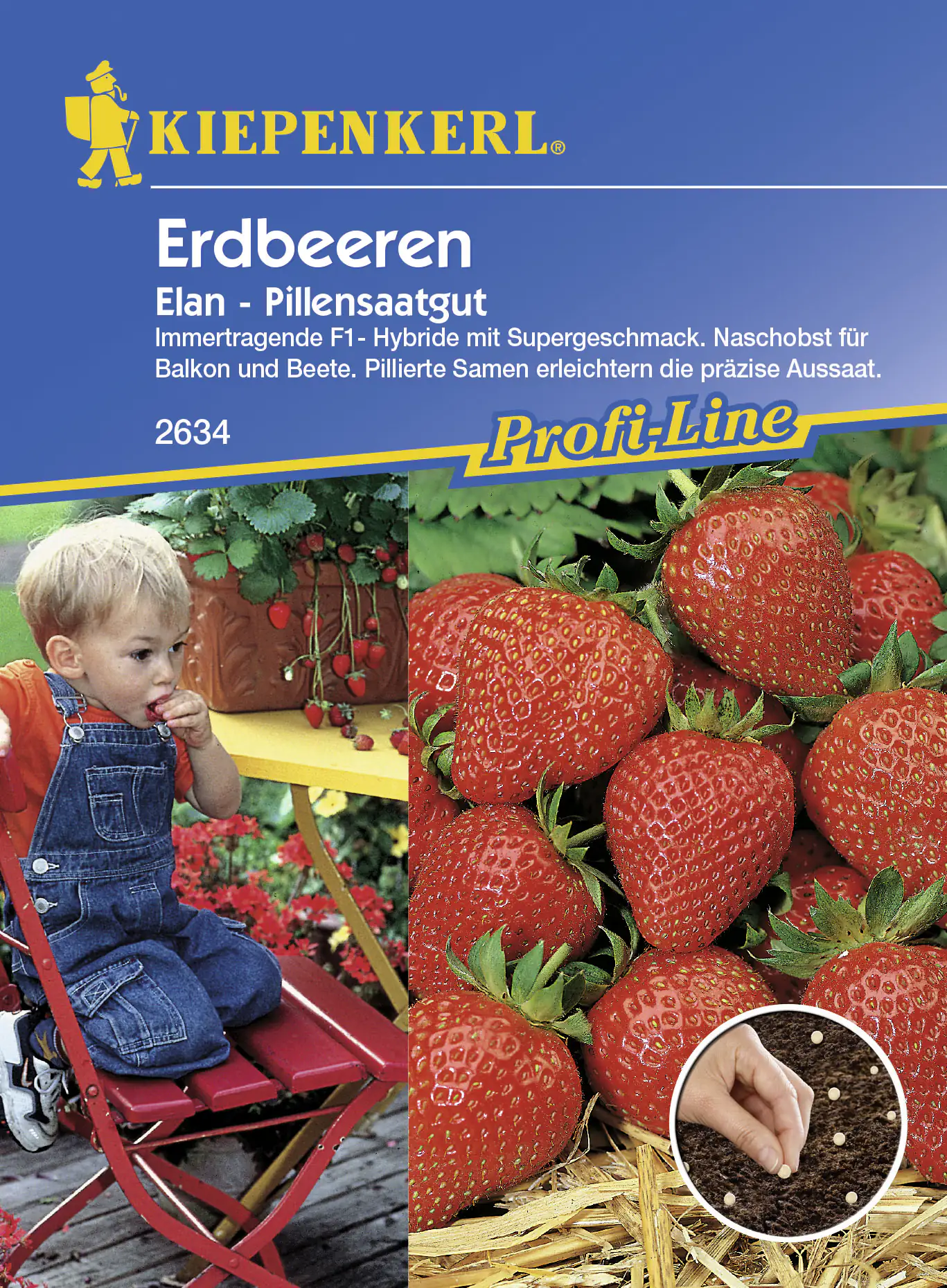 Kiepenkerl Erdbeere Elan Fragaria ananassa, Inhalt: 8 Pillen Kiepenkerl Erdbeere Elan Fragaria ananassa, Inhalt: 8 Pillen