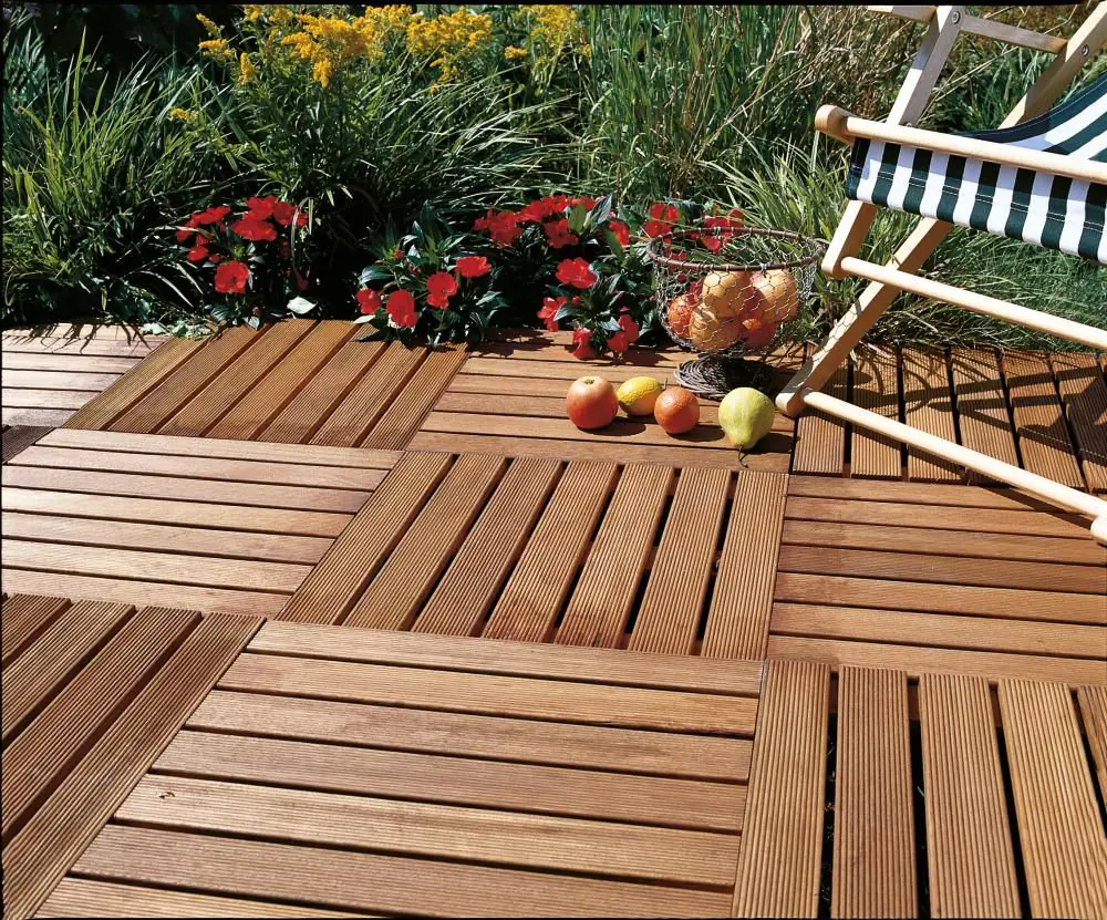 Osmo Holzfliese Bangkirai FSC 500x500x30mm