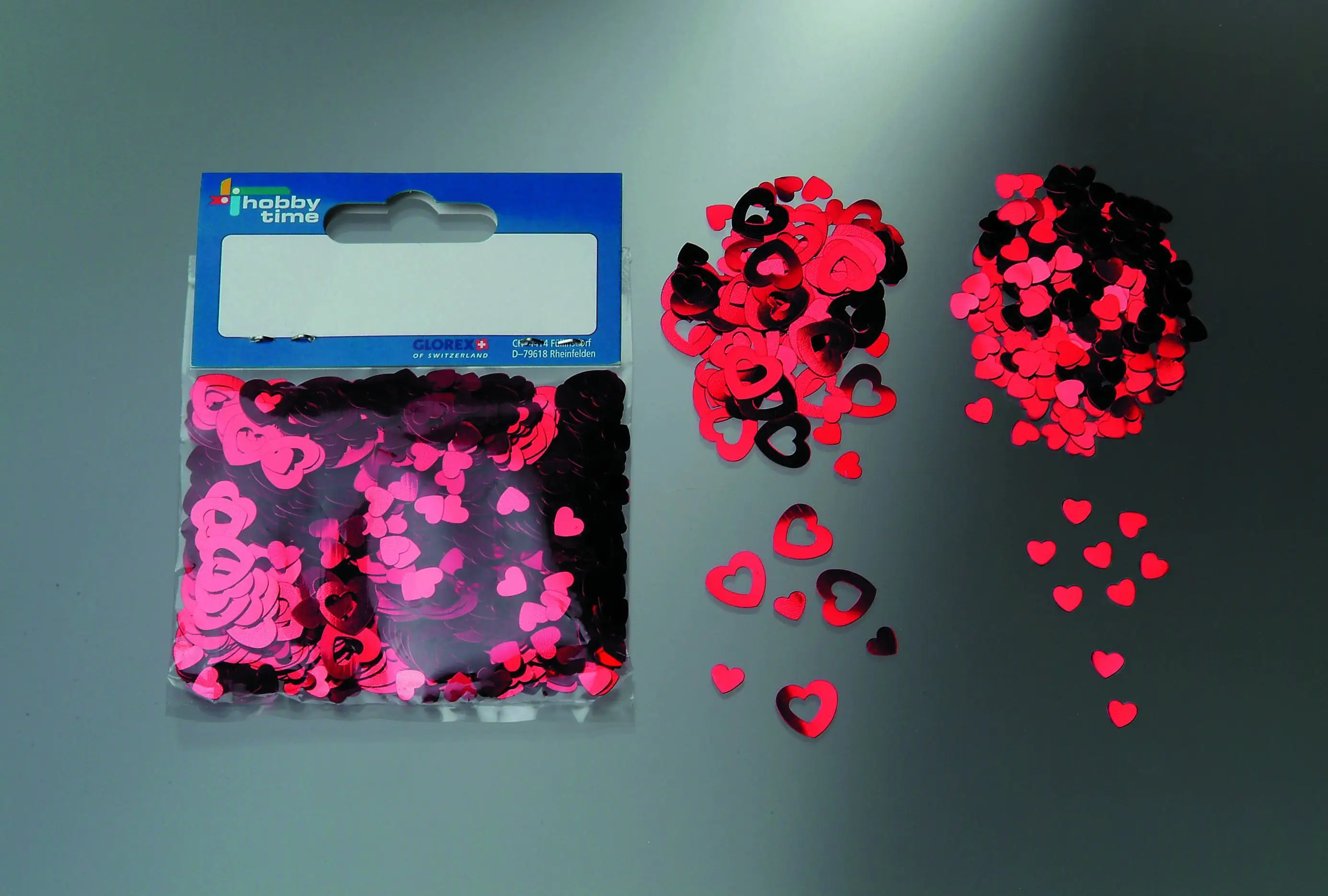 7610877300566 Glorex Streuherzen rot, groß