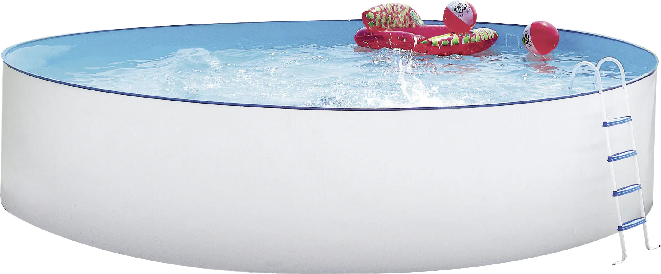 Steinbach Stahlwandpool Set Nuovo weiß, Ø 550 x 120 cm Steinbach Stahlwandpool Set Nuovo weiß, Ø 550 x 120 cm