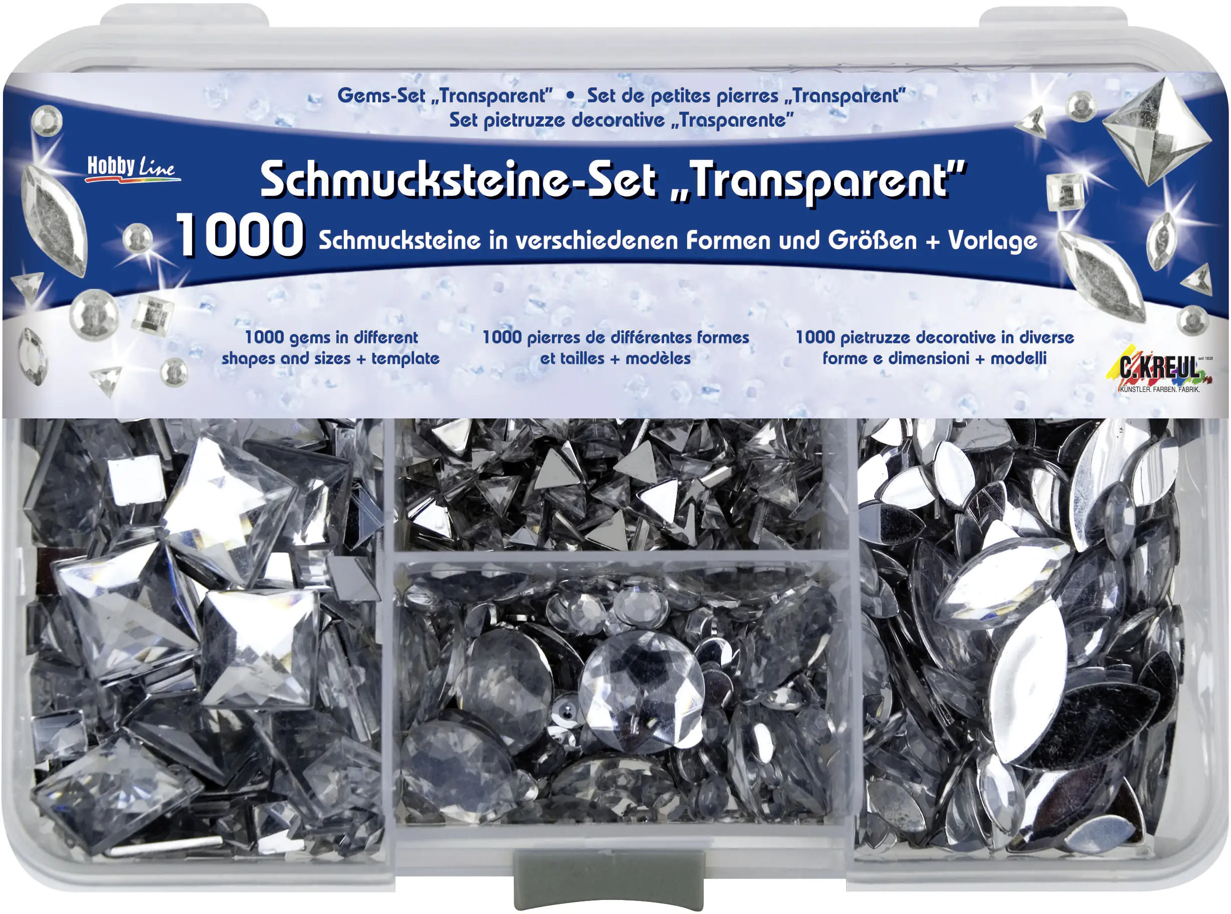 Kreul Schmucksteine Set transparent Kreul Schmucksteine Set transparent