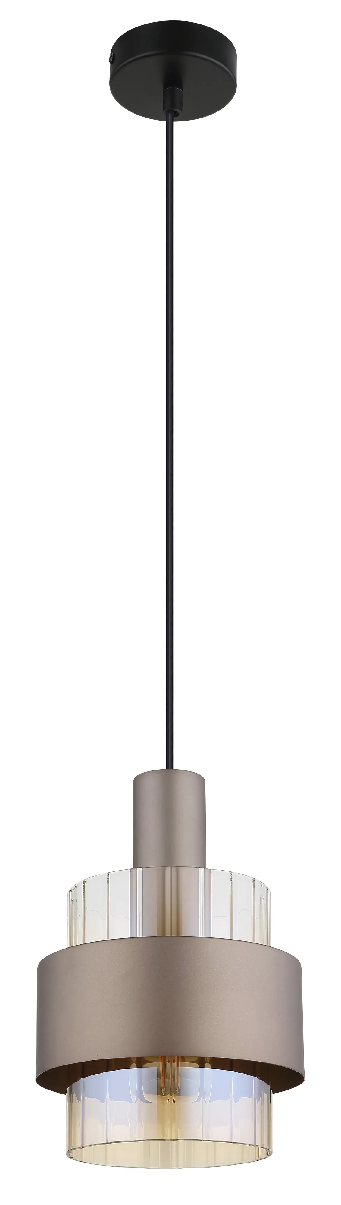 Globo Hängeleuchte Milley 18,5 x 150 cm (Ø x H) bronze matt