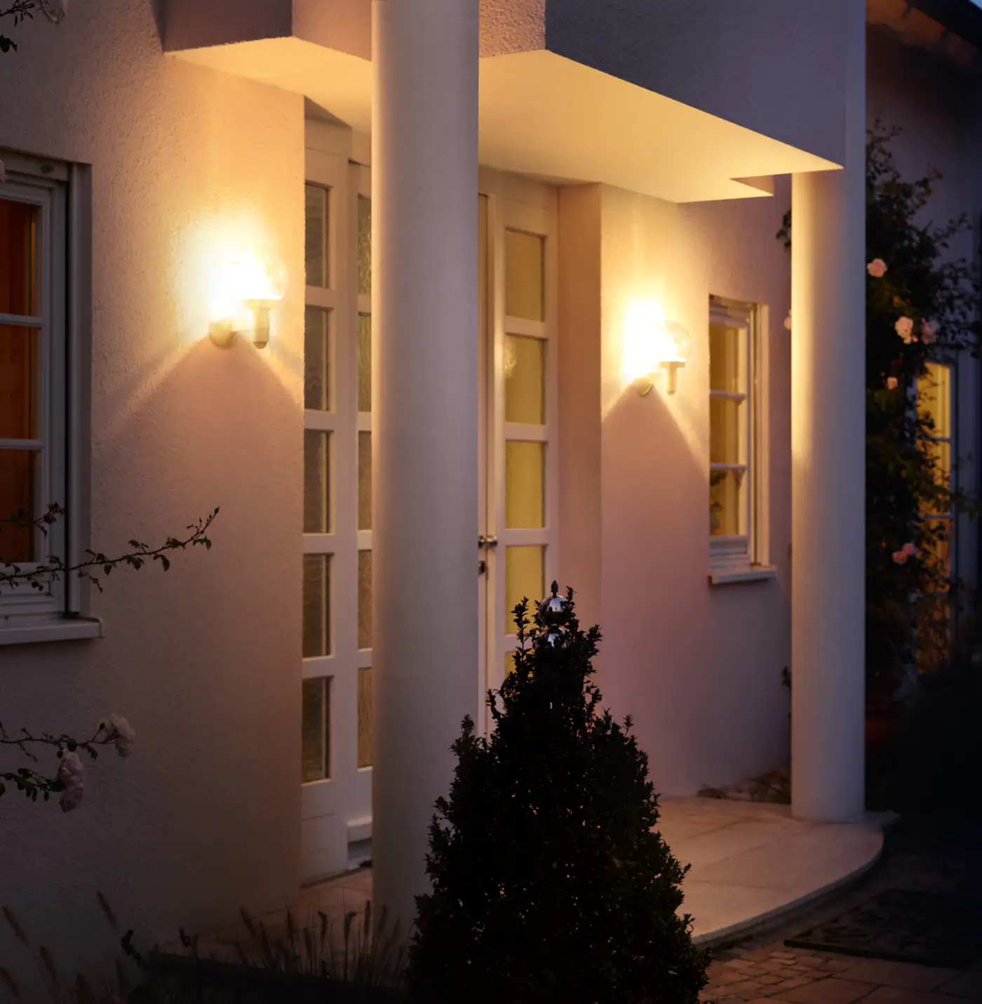 4007841059880_1 Steinel Außenleuchte L 115 S Anthrazit mit Sensor 12 m