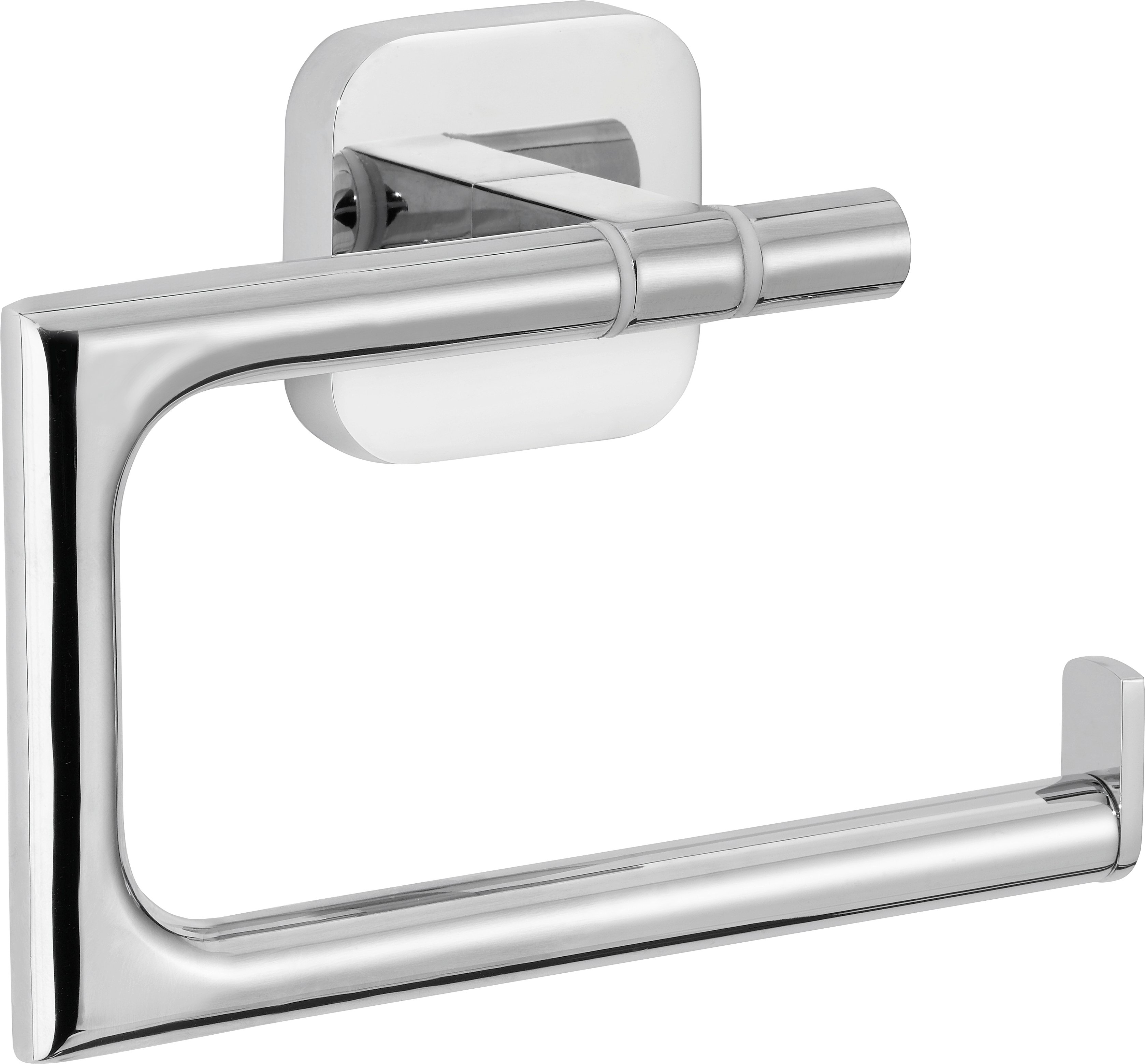 tesa Papierrollenhalter Elegaant Metall, chrom, Soft Close-Funktion