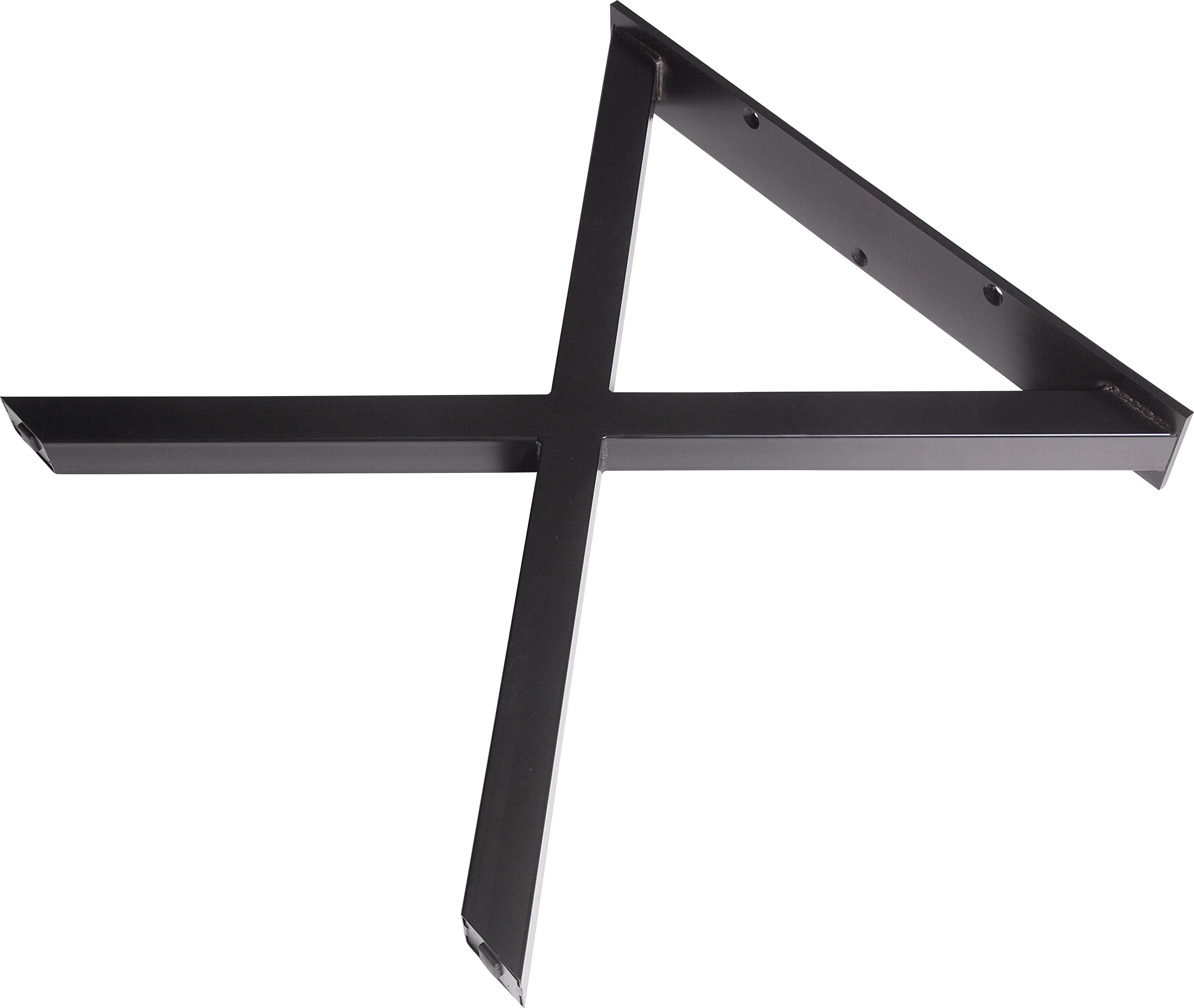 Dieda Tischgestell Dieda Tischbein X-Form schwarz Maße: 71,0 x 70,0 x 10,0 cm