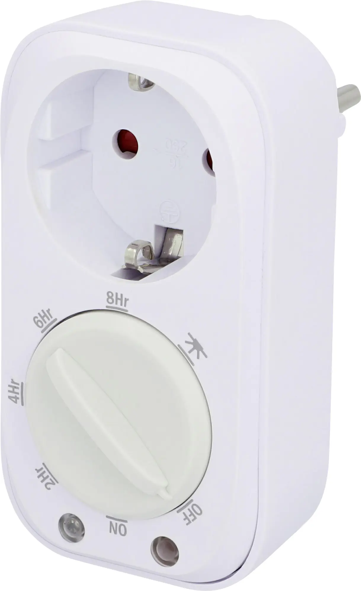 Zeitschaltuhr Countdown- und Dämmerungsfunktion mechanisch, weiß, IP20