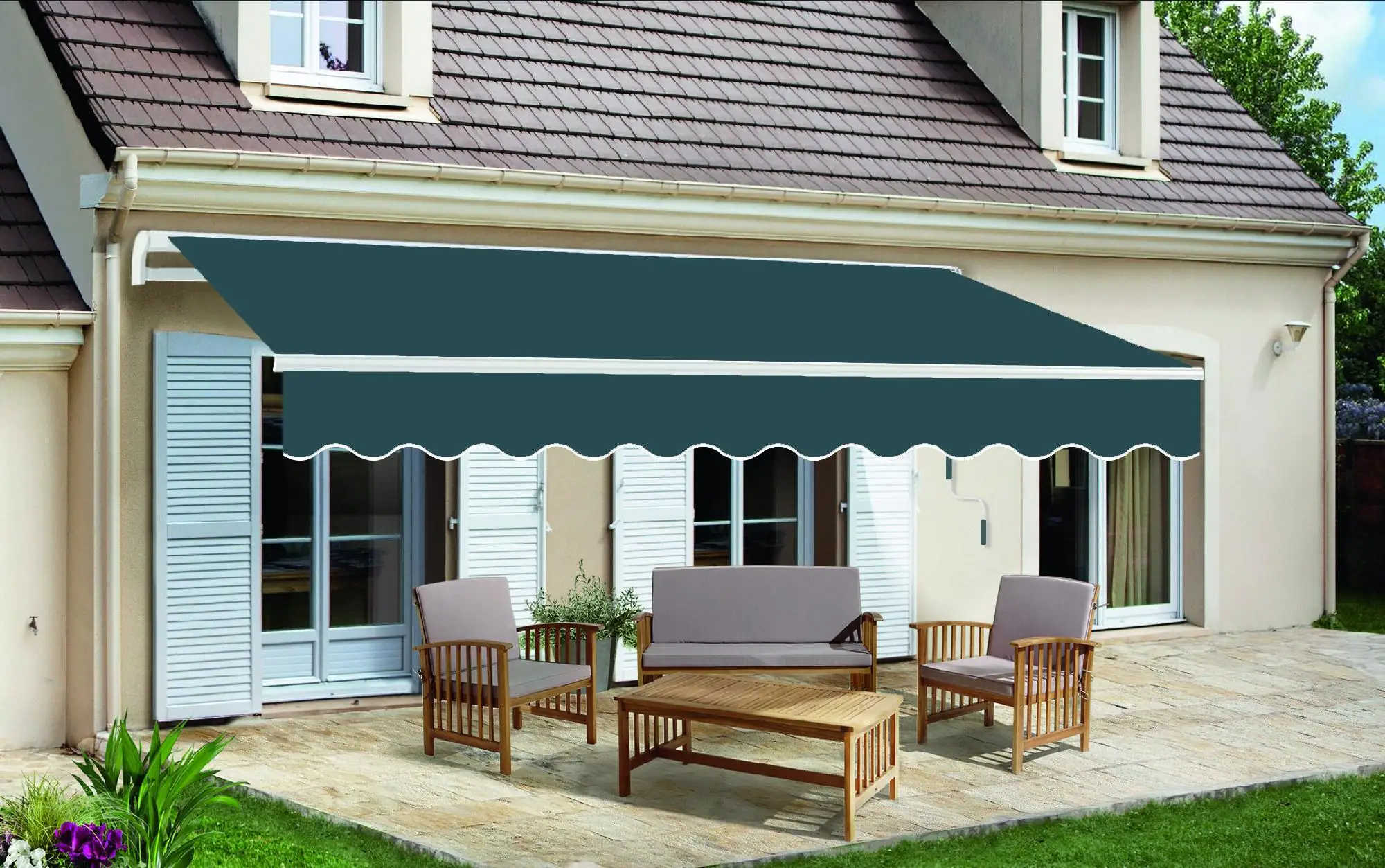 TrendLine Gelenkarm-Markise 3 x 2,5 m Dark Grey TrendLine Gelenkarm-Markise 3 x 2,5 m Dark Grey