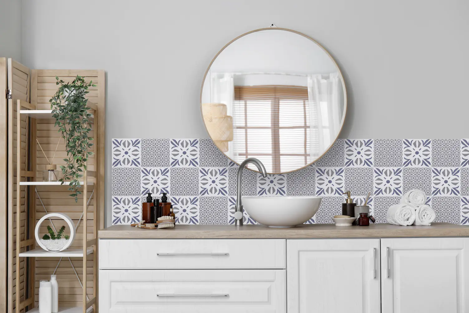 D-c-fix Wandfliesen selbstklebend Lina grey 6er Set 15 x 15 cm D-c-fix Wandfliesen selbstklebend Lina grey 6er Set 15 x 15 cm