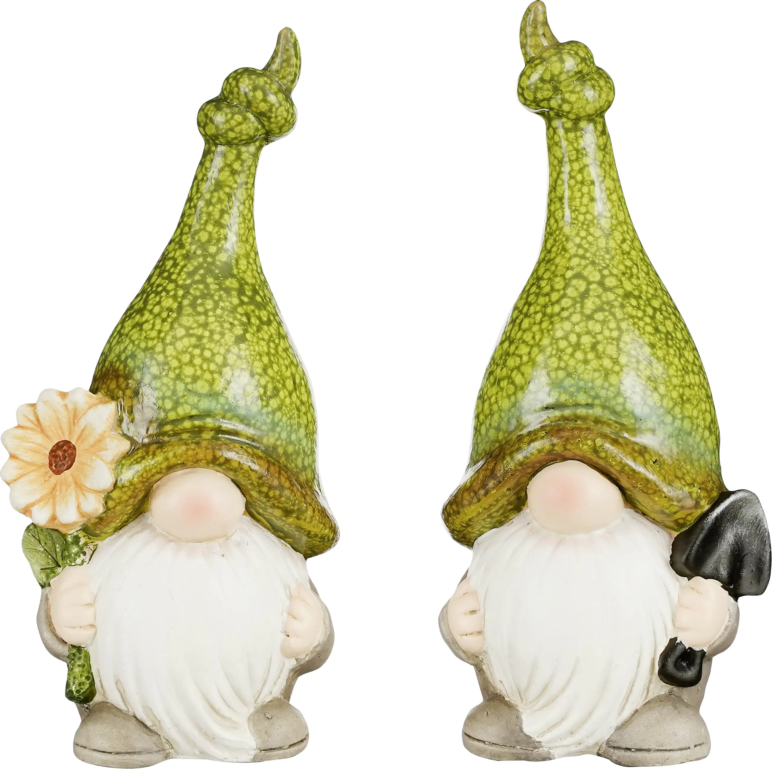 Mica Decorations Gnom Kermaik 23 x 11 x 8,5 cm grün