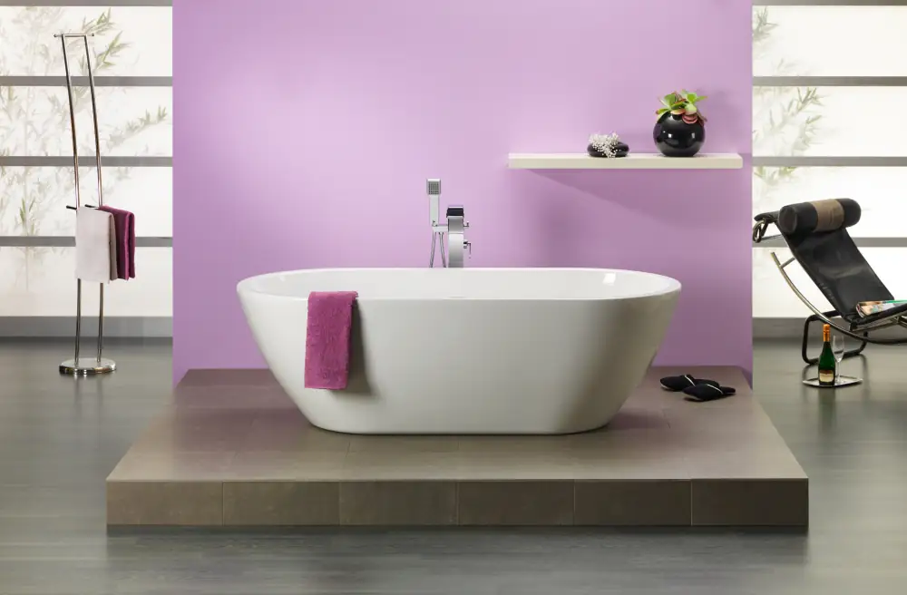 Ottofond Freistehende Badewanne Carney 190 x 89,5 x 45 cm, weiß