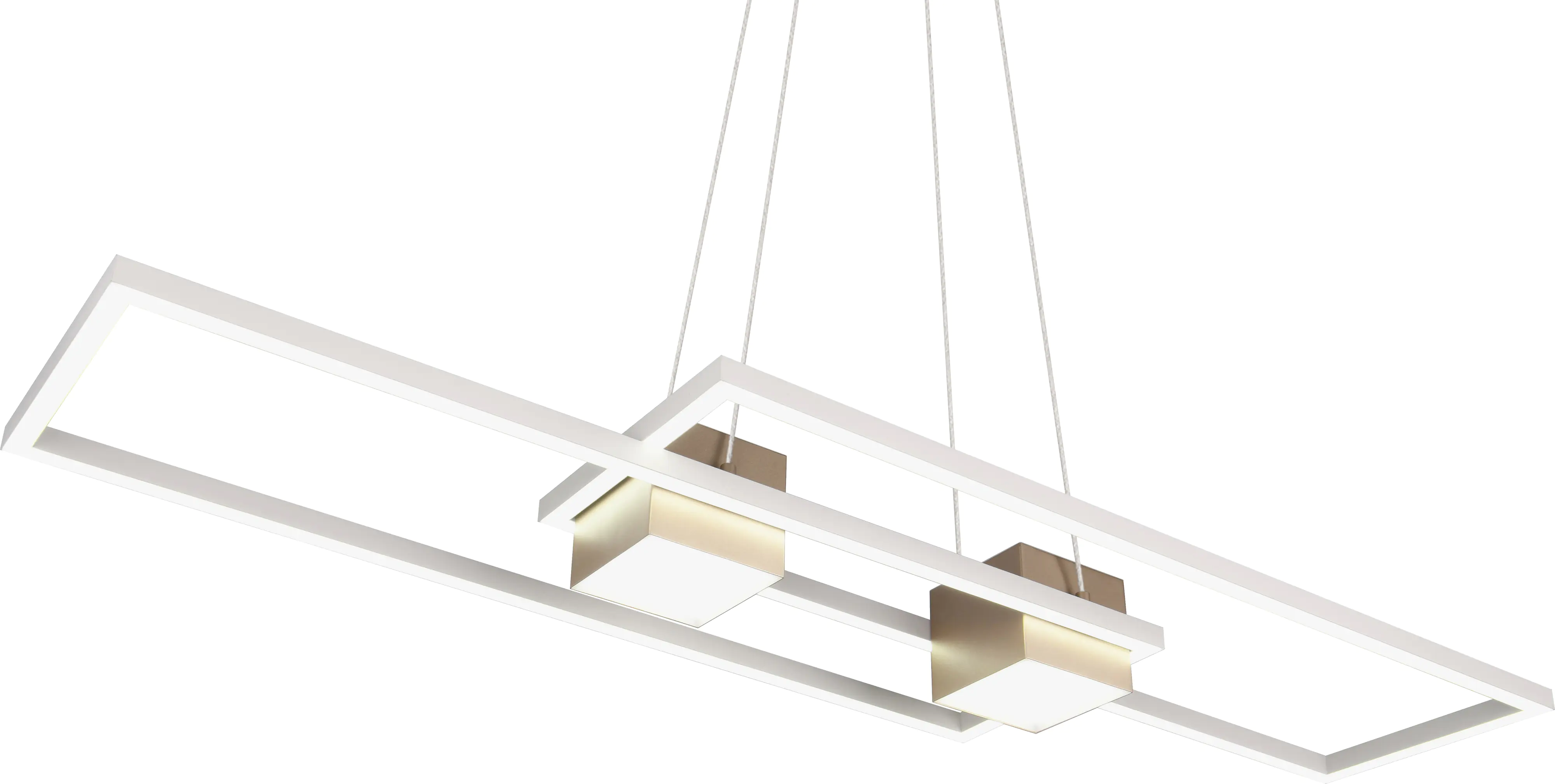 Trio Leuchten LED Pendelleuchte Albany 37W, warmweiß-kaltweiß, coffee