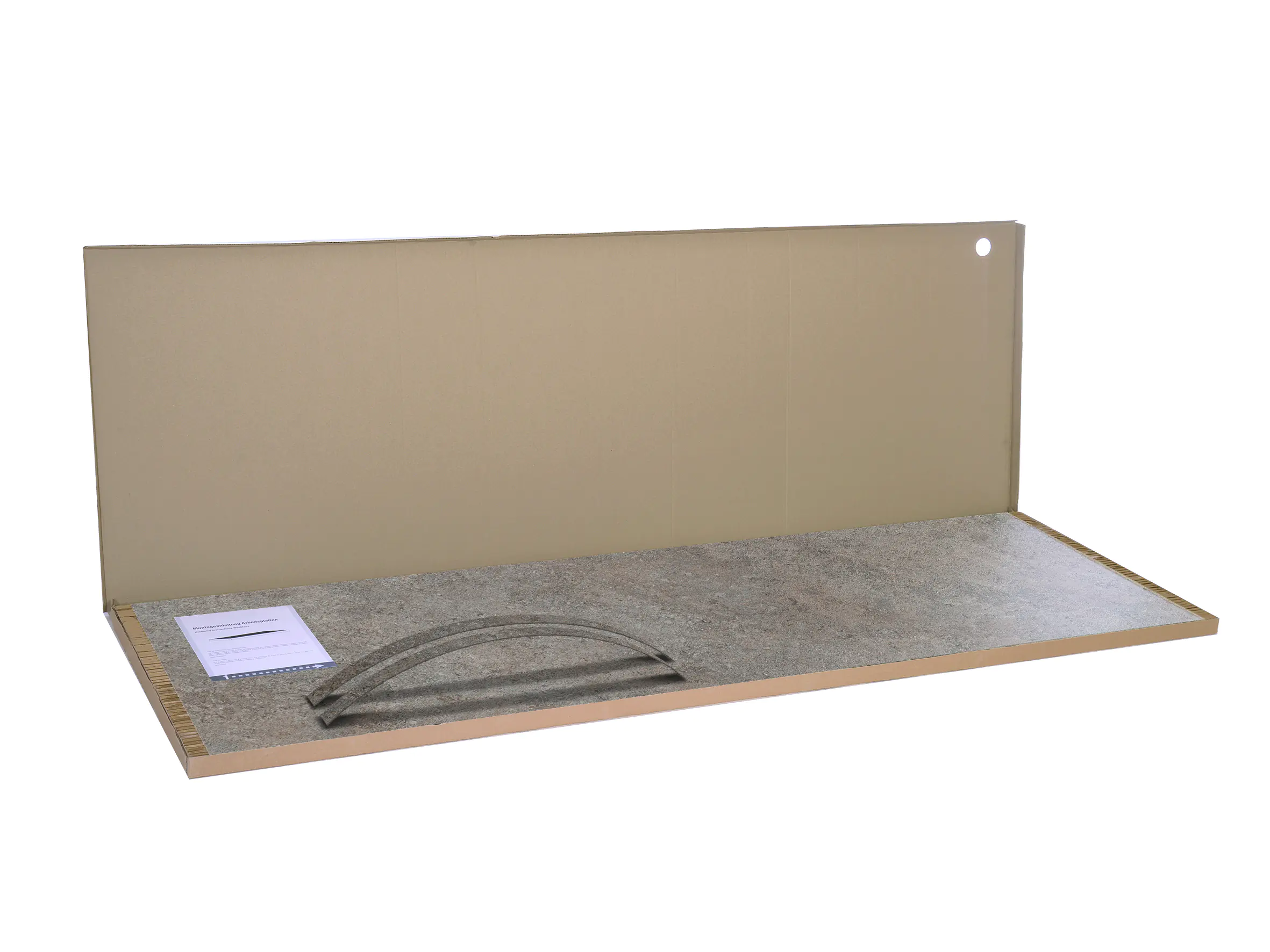 Kronoflooring Arbeitsplatte Grey Albus 186 x 63,5 x 3,8 cm eiche