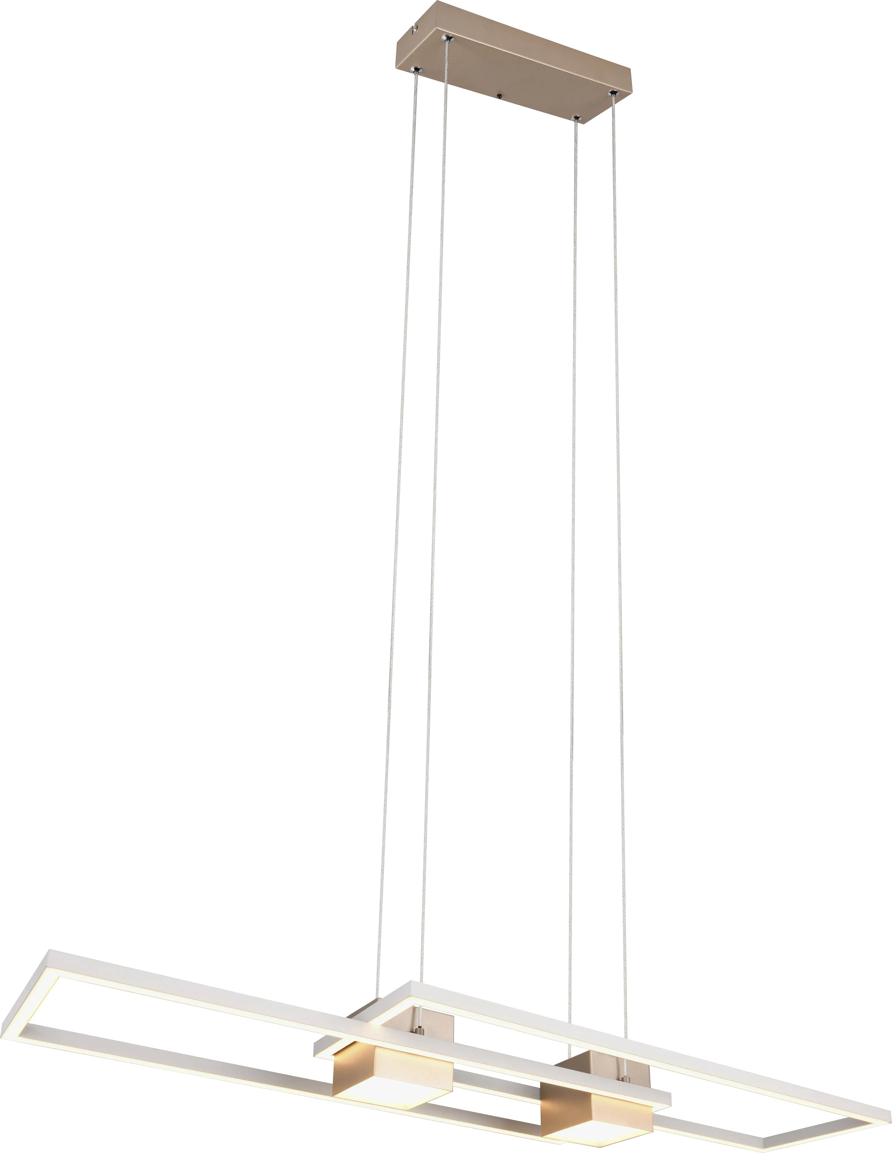 Trio Leuchten LED Pendelleuchte Albany 37W, warmweiß-kaltweiß, coffee