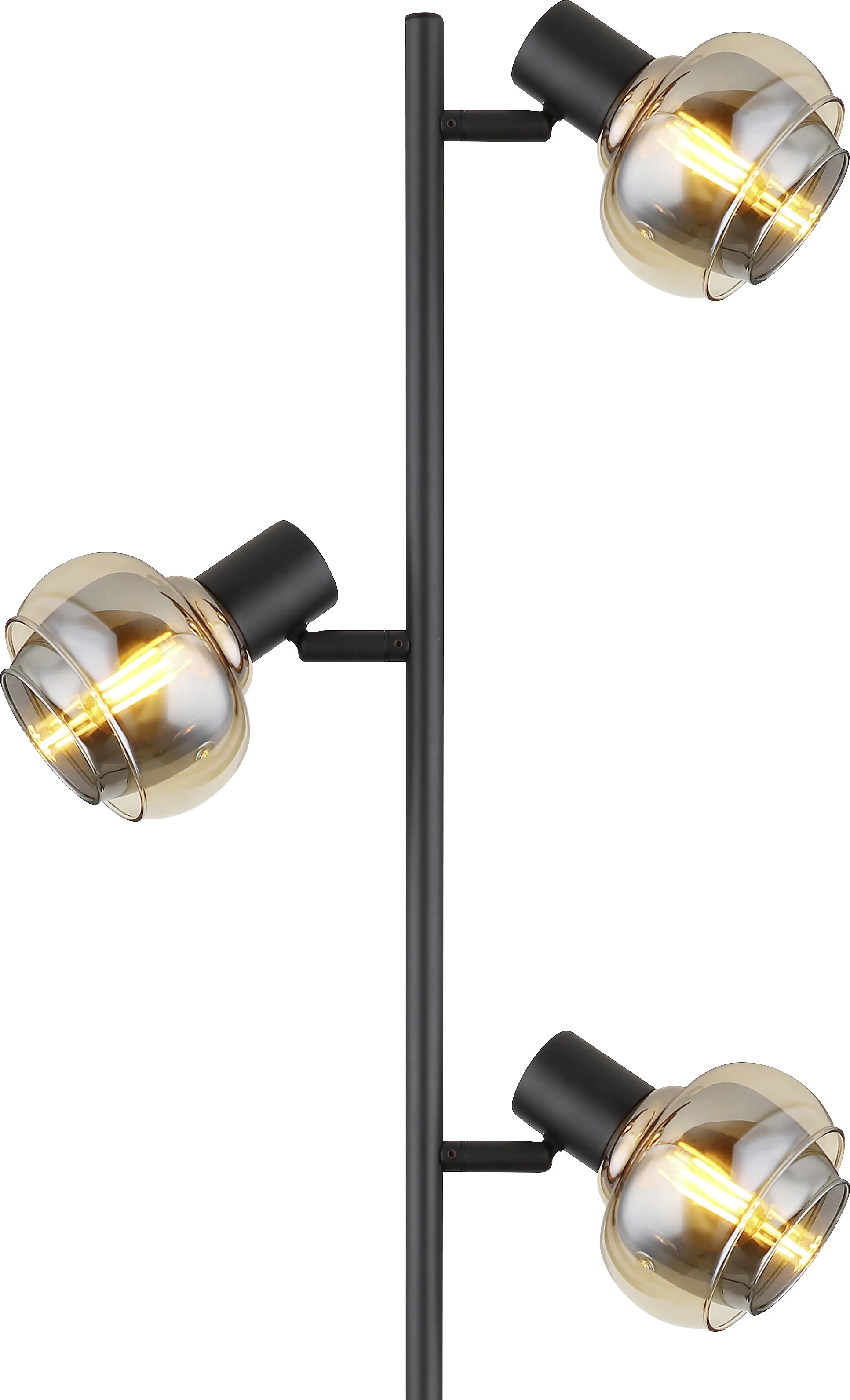 Globo Stehleuchte Tokki schwarz matt 25 x 25 x 154 cm E14