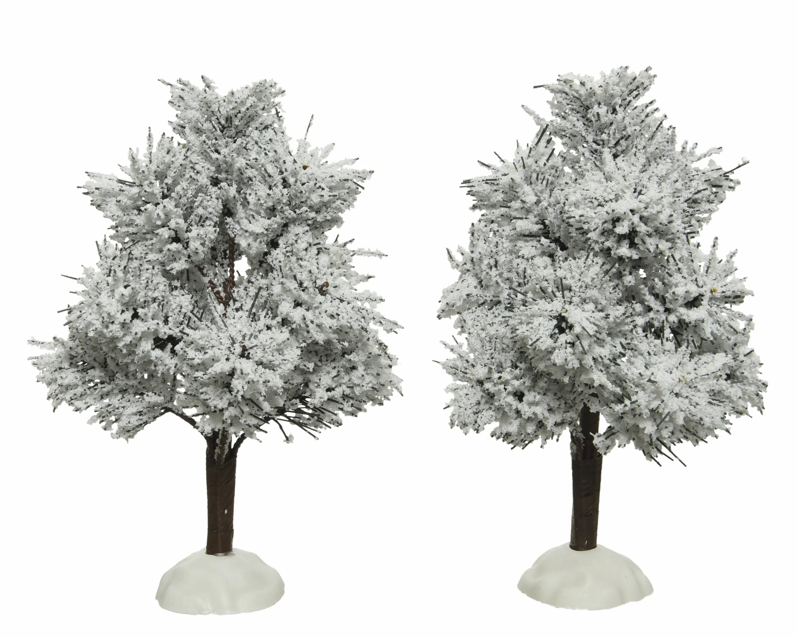 Lumineo Weihnachtsdeko Baum 9 x 9 x 14 cm piniengrün