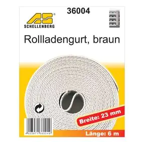 Schellenberg Rollladengurt braun Breite 23 mm - Länge 6 m Schellenberg Rollladengurt braun Breite 23 mm - Länge 6 m