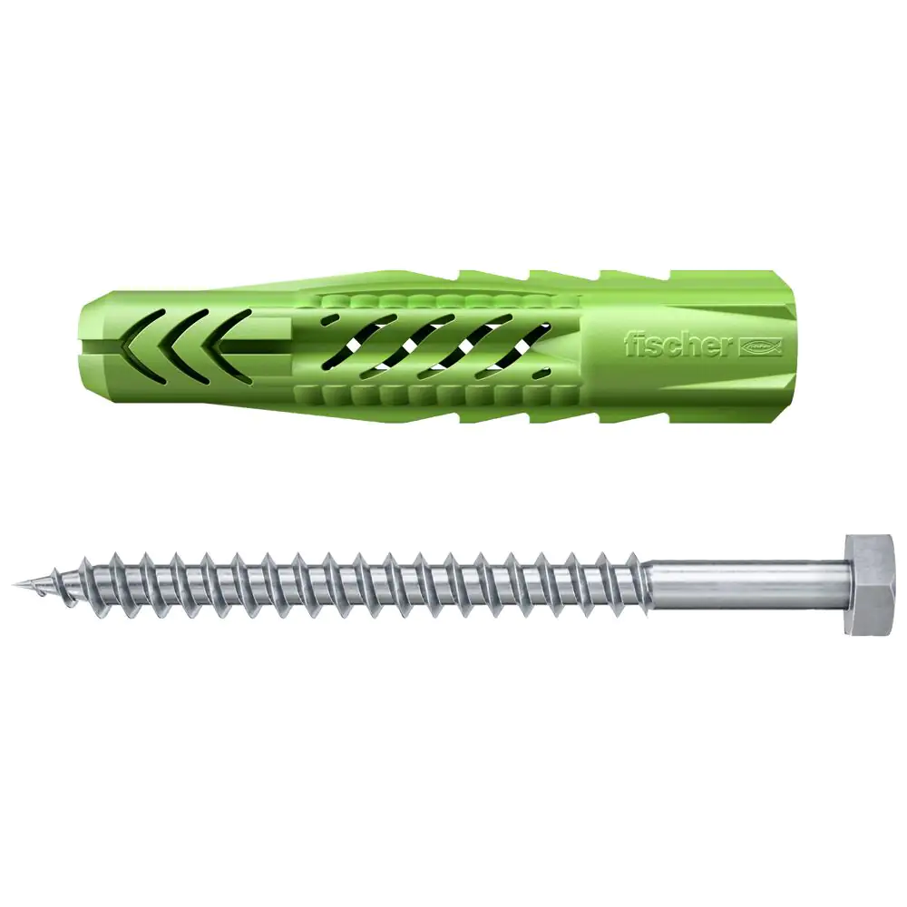 Fischer Universaldübel-Set UX green 10.0 x 60 mm - 4 Stück Fischer Universaldübel-Set UX green 10.0 x 60 mm - 4 Stück