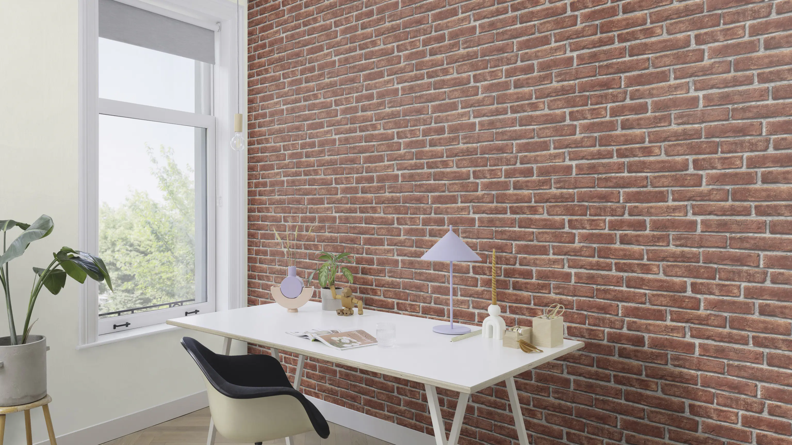 Rasch Vliestapete 540802 Rock'n Roll uni weiß 10,05 x 0,53 m