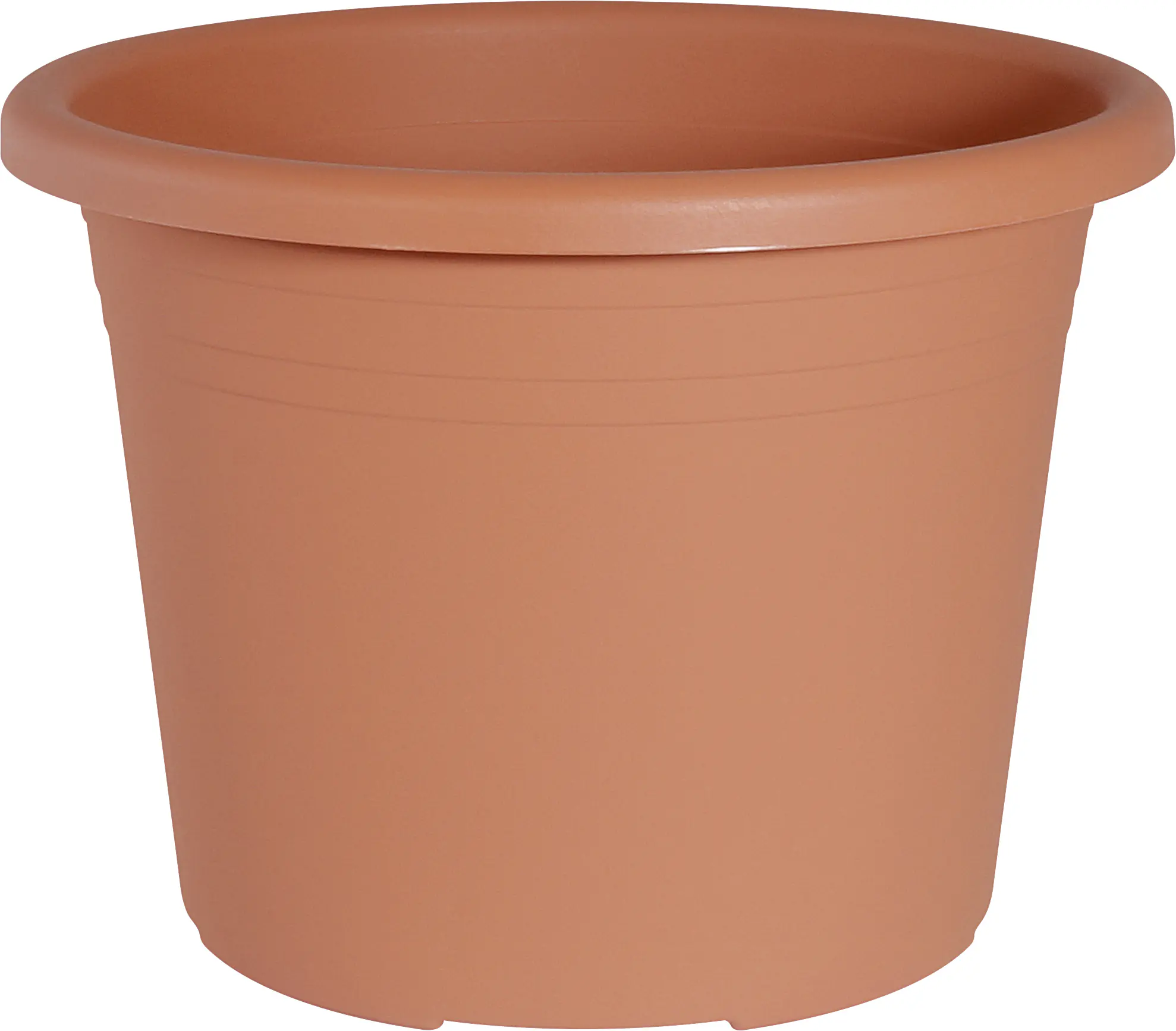 Geli Pflanztopf Cylindro Kunststoff terracotta Ø 35 x 25 cm 